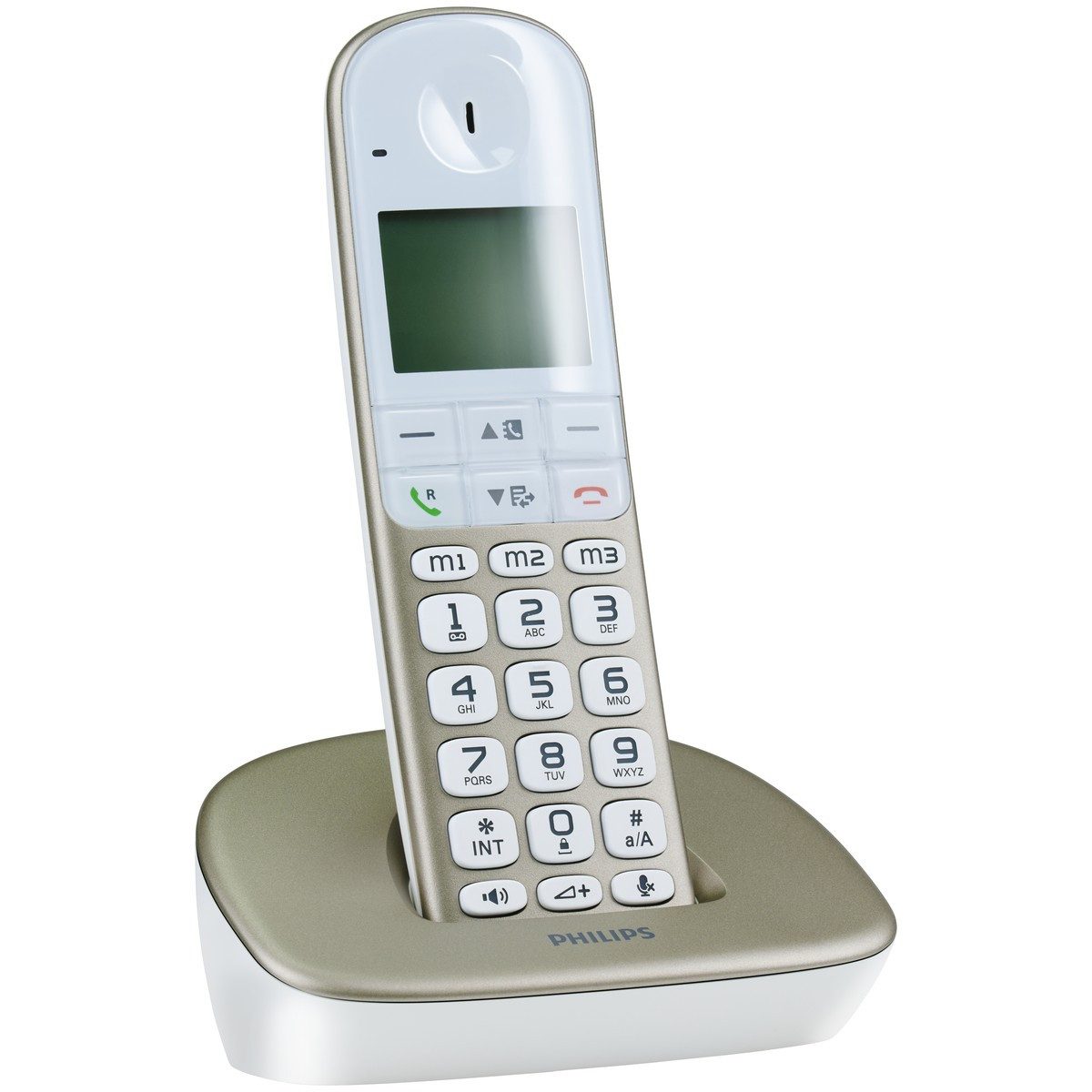 Philips Philips XL490 Telefon Schnurlos - DECT Telefon - Weiß Schnurloses DECT-Telefon