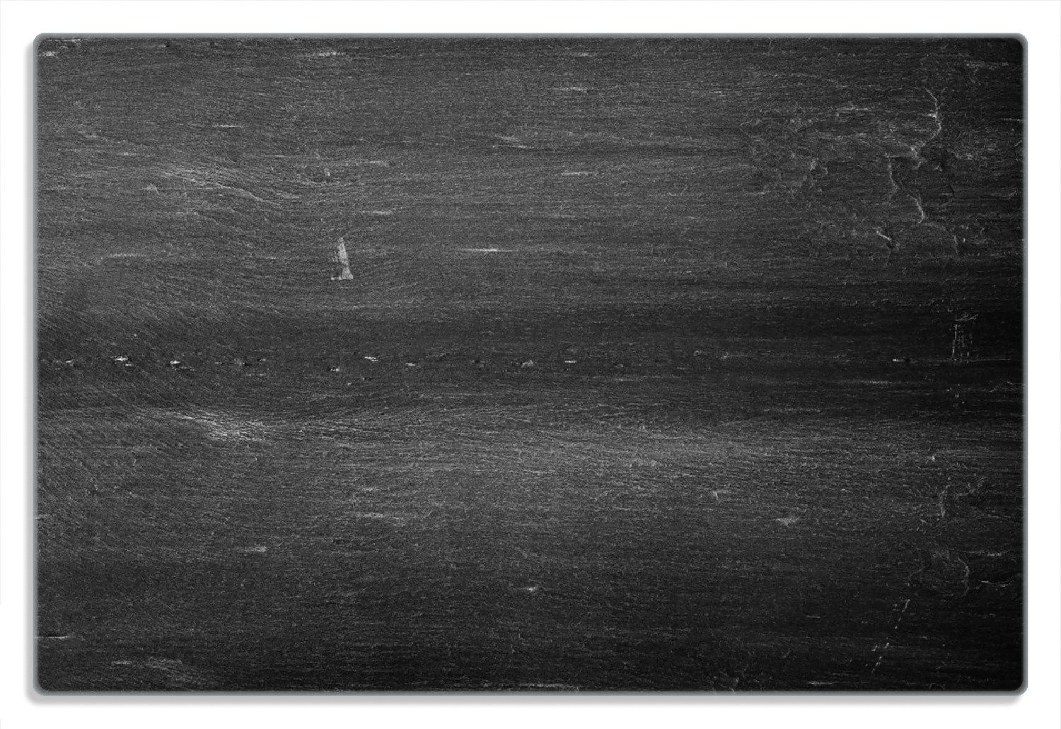 Dunkler Wallario schwarzer Stein (inkl. 1-St), Gummifüße 20x30cm Muster - rutschfester Steinoptik, Frühstücksbrett - 4mm,