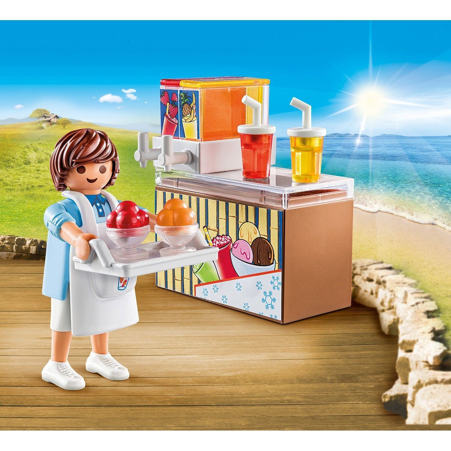 Playmobil® 70251 Slush-Ice Verkäufer Konstruktions-Spielset günstig online kaufen
