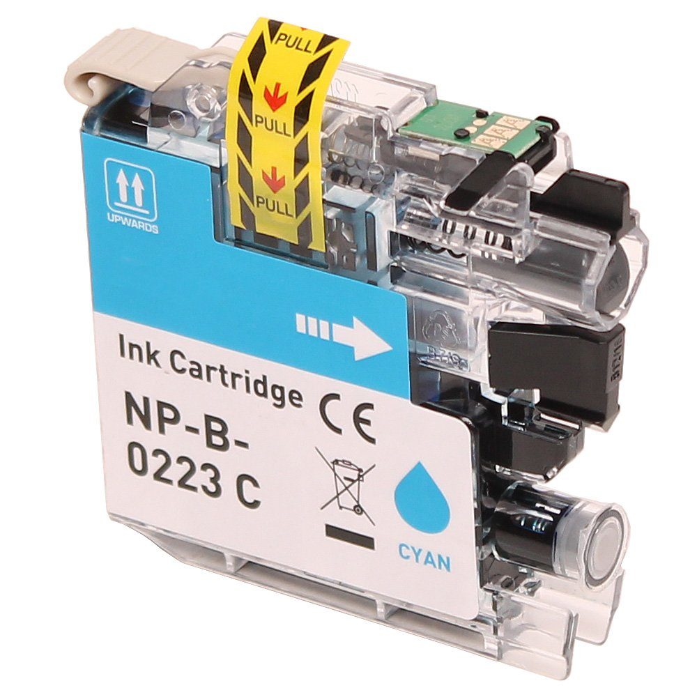 ABC Tintenpatrone (Kompatible Druckerpatrone für Brother LC-221C LC-223C Cyan, MFC-J1170DW MFC-J1180DWT MFC-J4420DW MFC-J4425DW MFC-J4620DW MFC-J462)