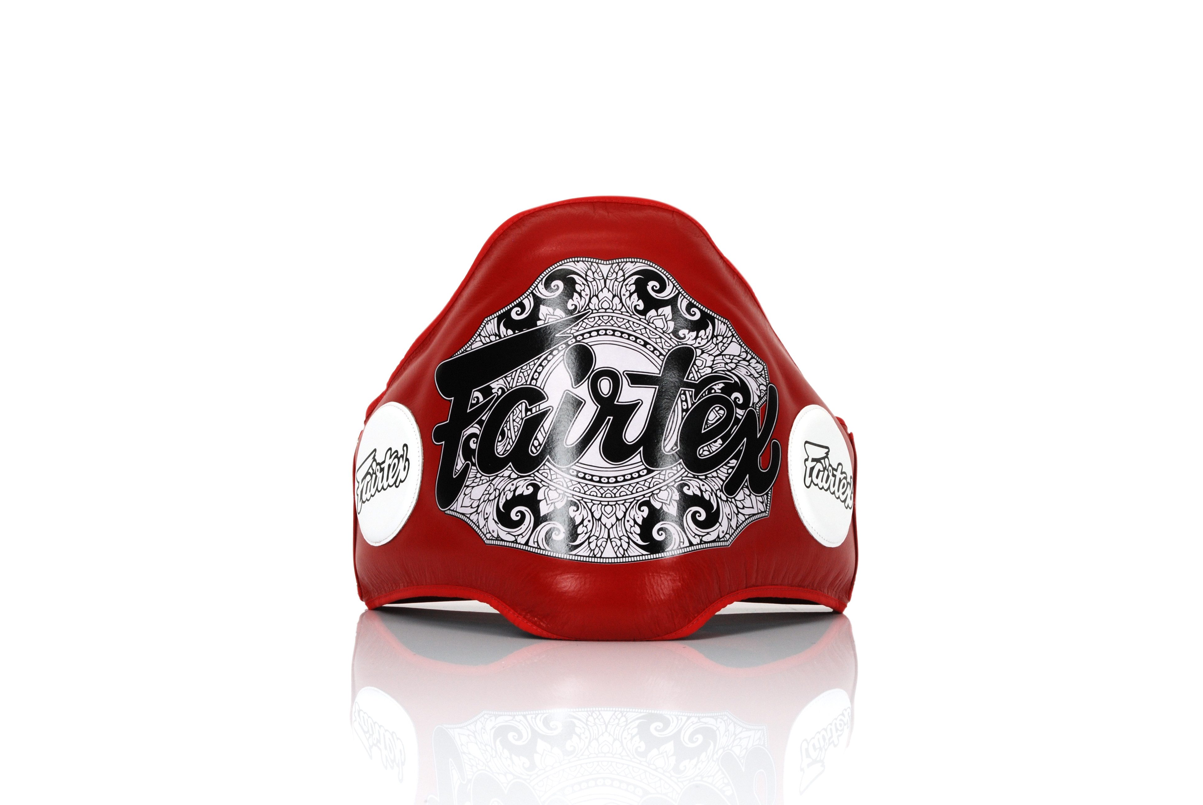 Fairtex Pratze Fairtex Leder Bauchpanzer Champion BPV2, Gemacht für das Nahkampftraining. Mit Zielscheibe für Leberhaken.