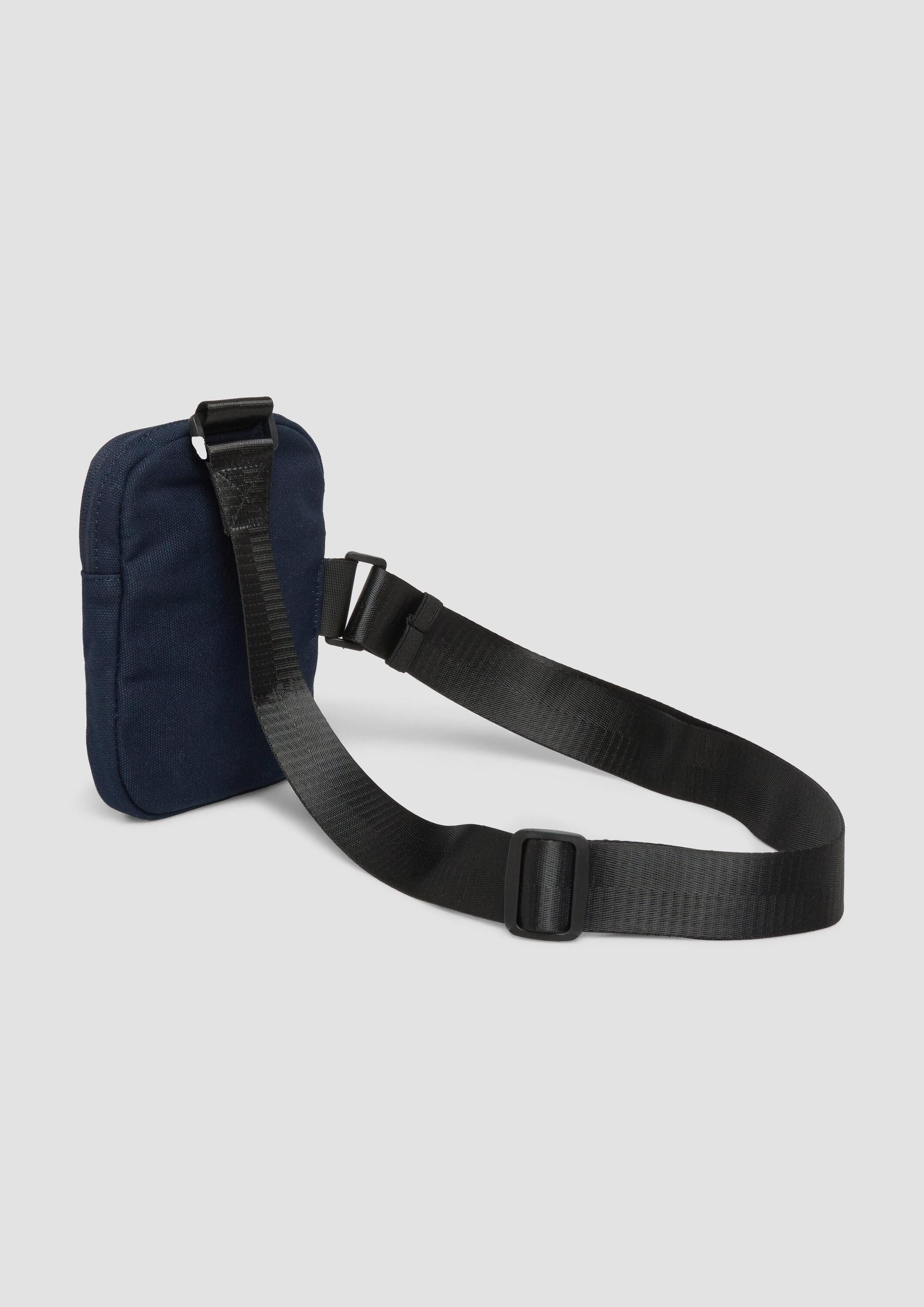 s.Oliver Umhängetasche Tasche, Crossbody-Bag aus Baumwolle mit verstellbarem Nylongurt