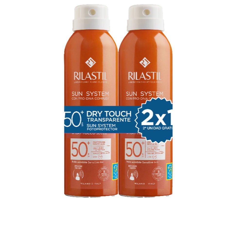 Rilastil Sonnenschutzspray SUN SYSTEM SPF50+ SPRAY TRANSPARENT DRY TOUCH
