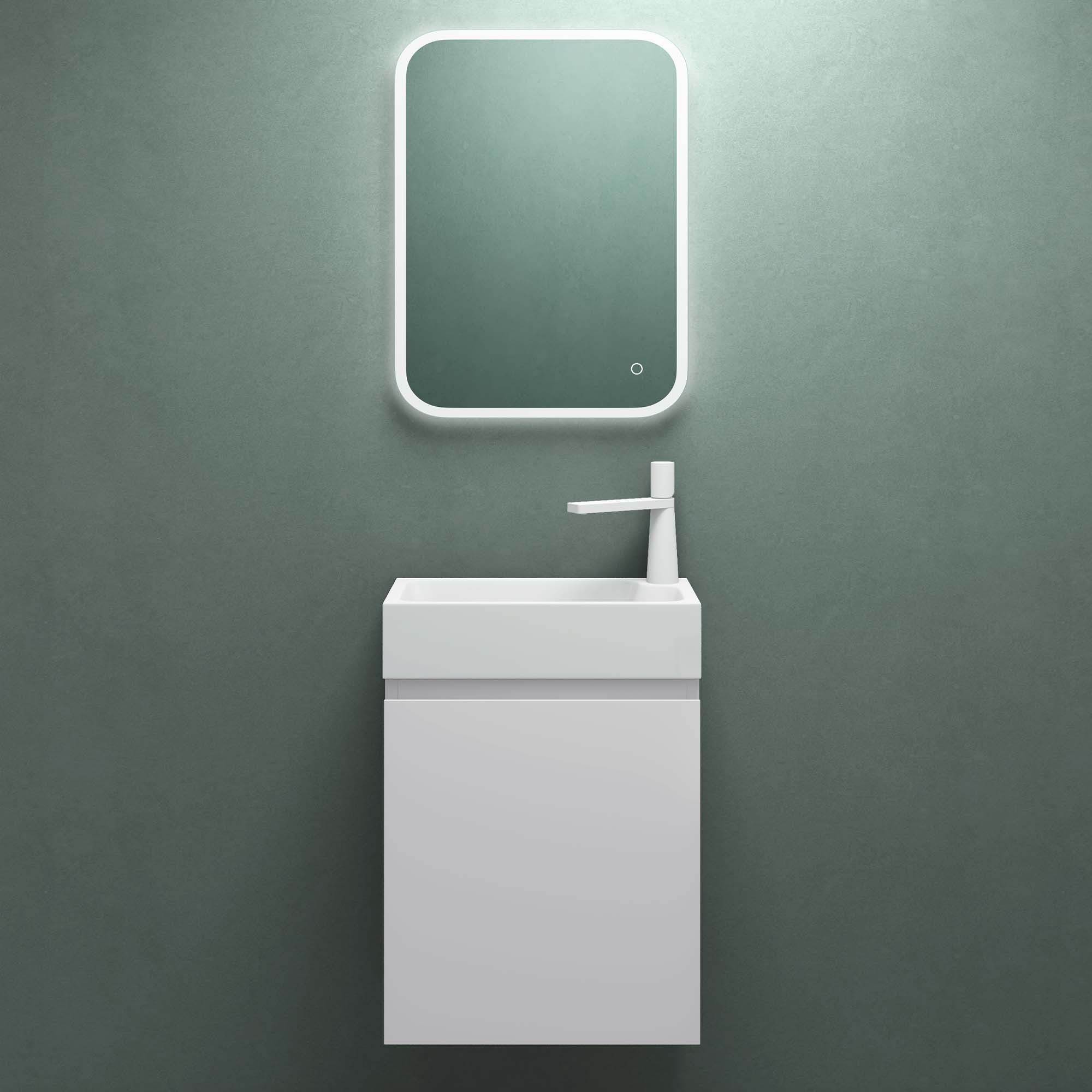 Mai & Mai Badmöbel-Set Gäste Wc Waschbeckenunterschrank Waschtisch mit Unte günstig online kaufen