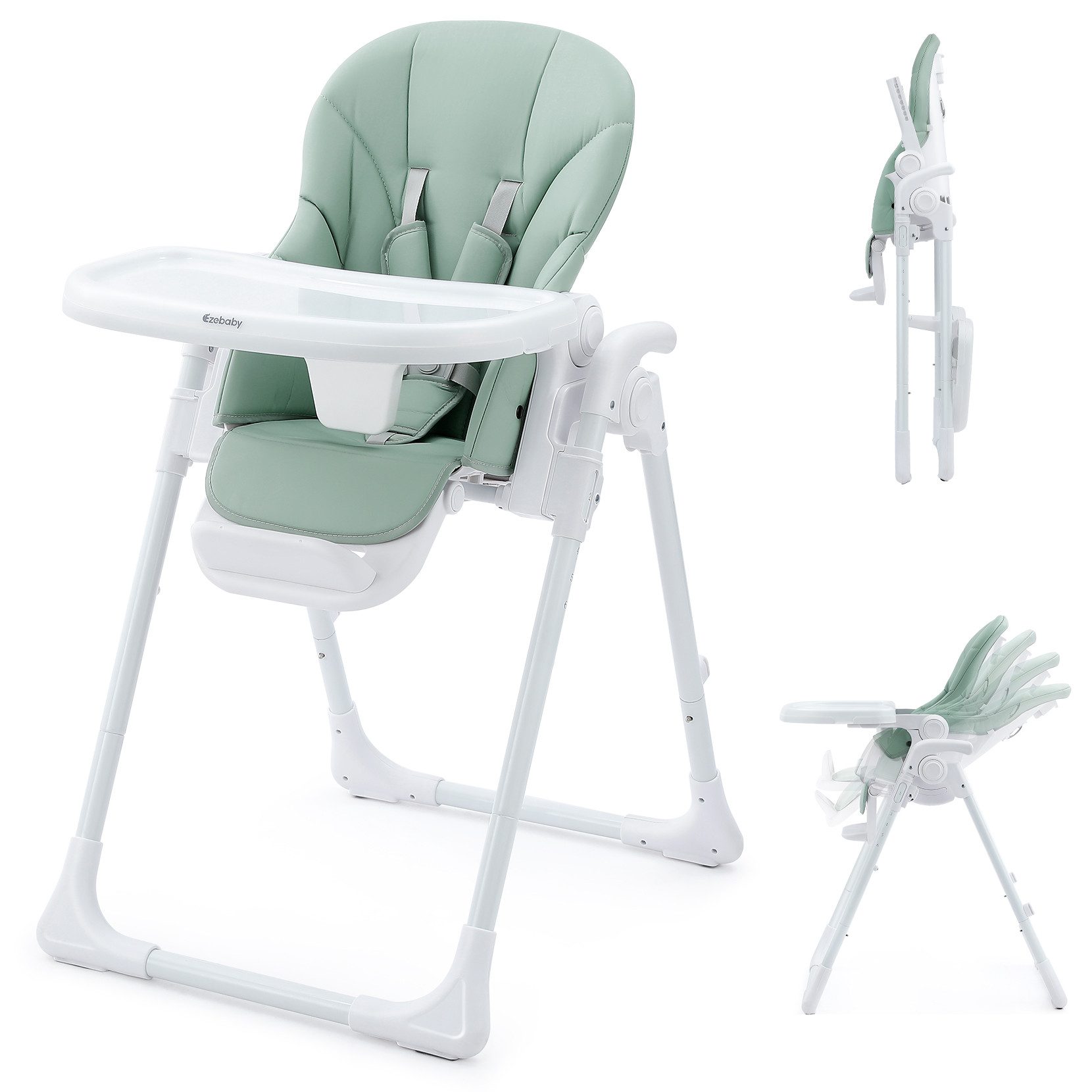 OUNUO Kinderstuhl Baby Stuhl Klappbarer und Verstellbar Kinderstuhl 6 Höhen günstig online kaufen