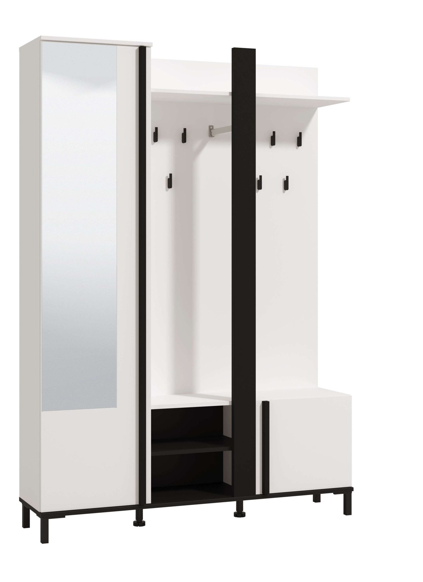 Home affaire Kompaktgarderobe Nino Flurgarderobe, Dielenschrank, günstig online kaufen