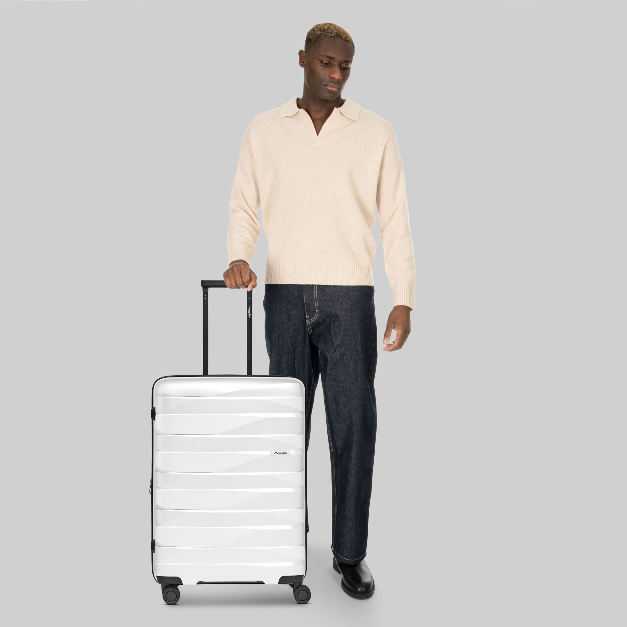 Bergpfeil Hartschalen-Trolley Travel, 4 Rollen, Polypropylen günstig online kaufen