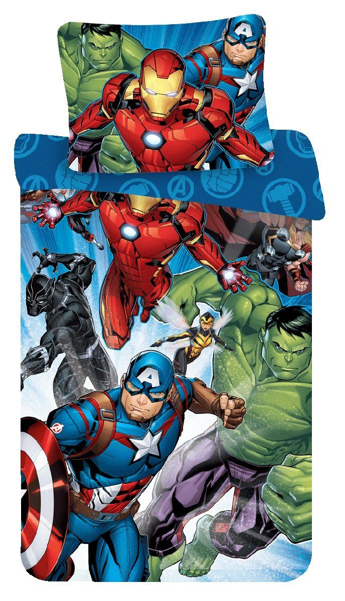 MARVEL Jugendbettwäsche Avengers, Renforcé, 2 teilig günstig online kaufen