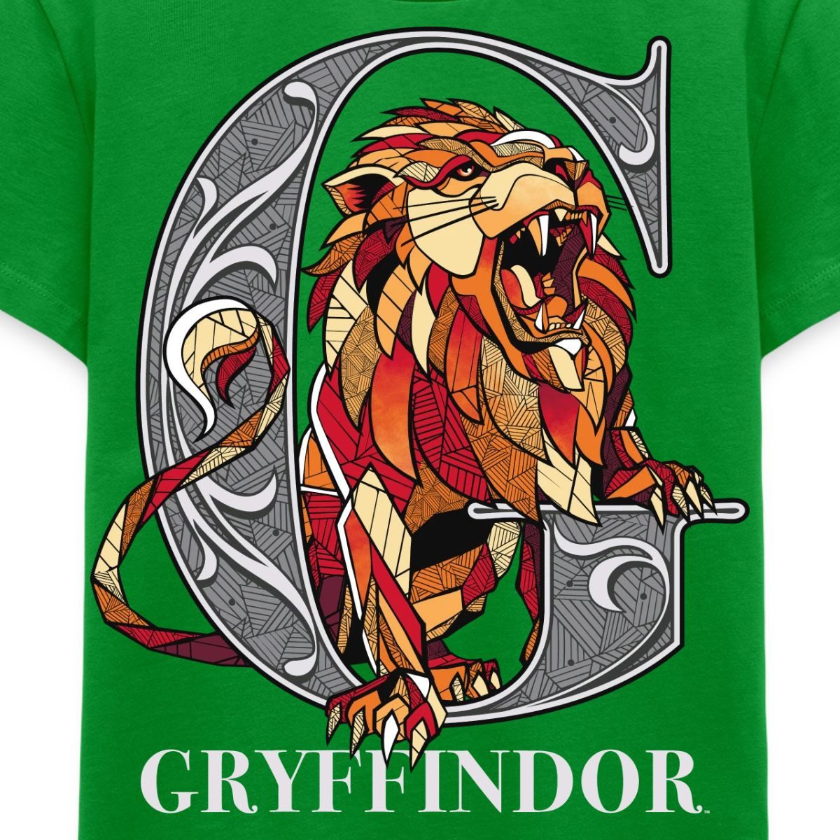 Spreadshirt T-Shirt Harry Potter Gryffindor Gold monochrom Kinder Premium T-Shirt (1-tlg)