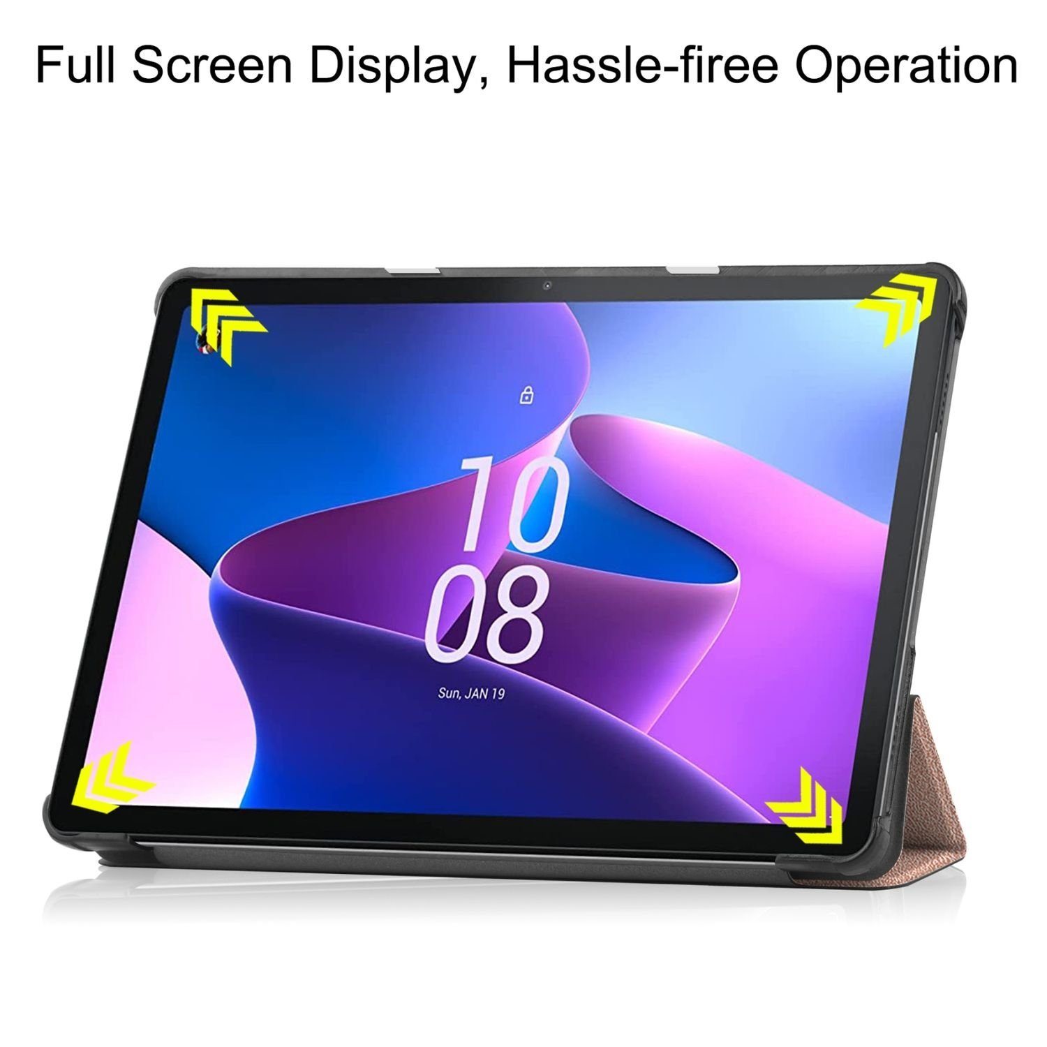 König Design Tablet-Hülle Lenovo Tab M10 (3rd Gen), Schutz Tablet Hülle für Lenovo Tab M10 (3rd Gen) Tasche 360 Grad Case Cover