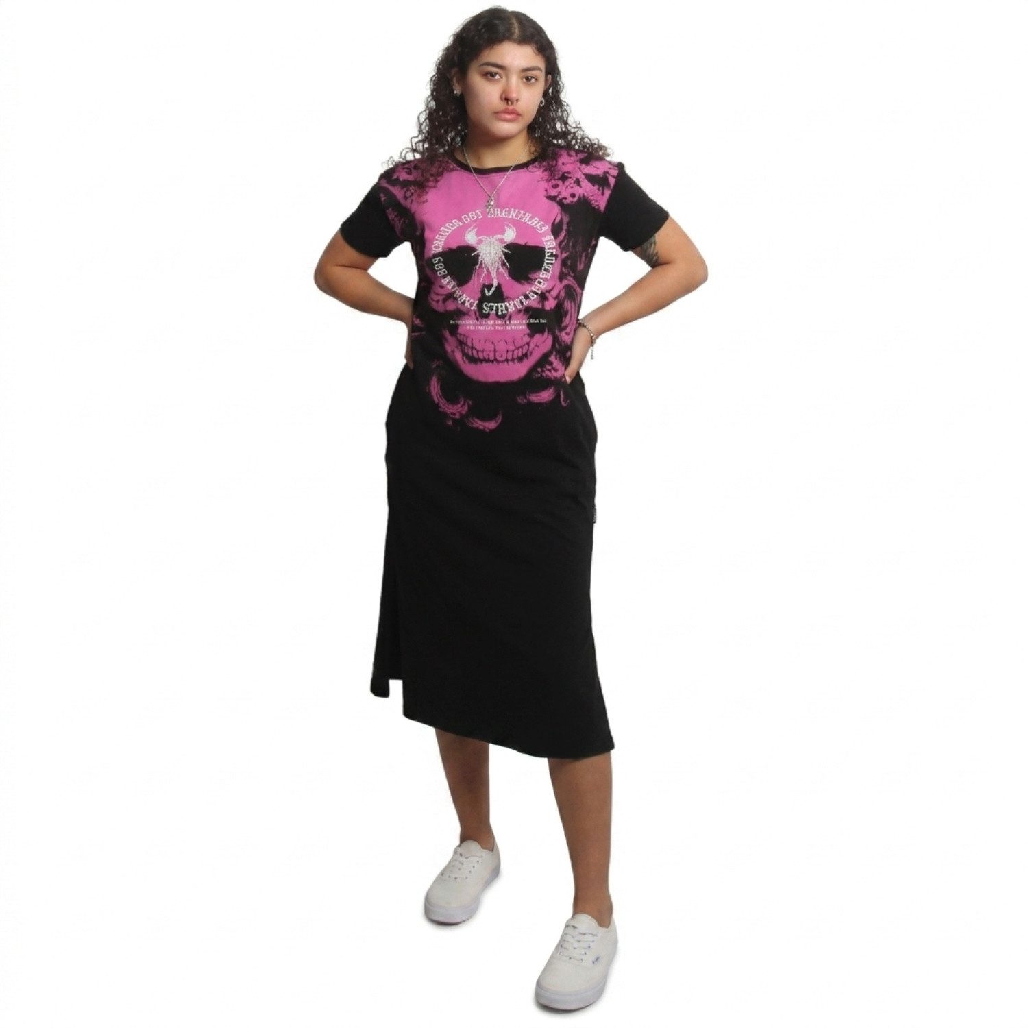 YAKUZA Shirtkleid Lost Skull