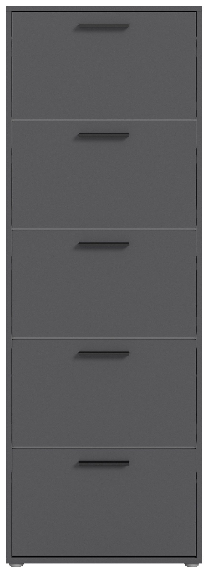 PREISBRECHER Schuhkipper See, in Anthrazit, Melaminbeschichtet - 59x169x17cm (BxHxT)