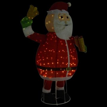 vidaXL Dekolicht Weihnachtsdekoration Weihnachtsmann LED Luxus-Gewebe 180 cm