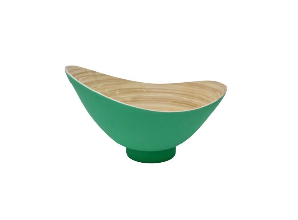 KeMar Kitchenware Obstschale Bambus Obstschale, Schale, Schüssel, Salatschüssel, Modern, Bambus, Obstschale, Dekoschale
