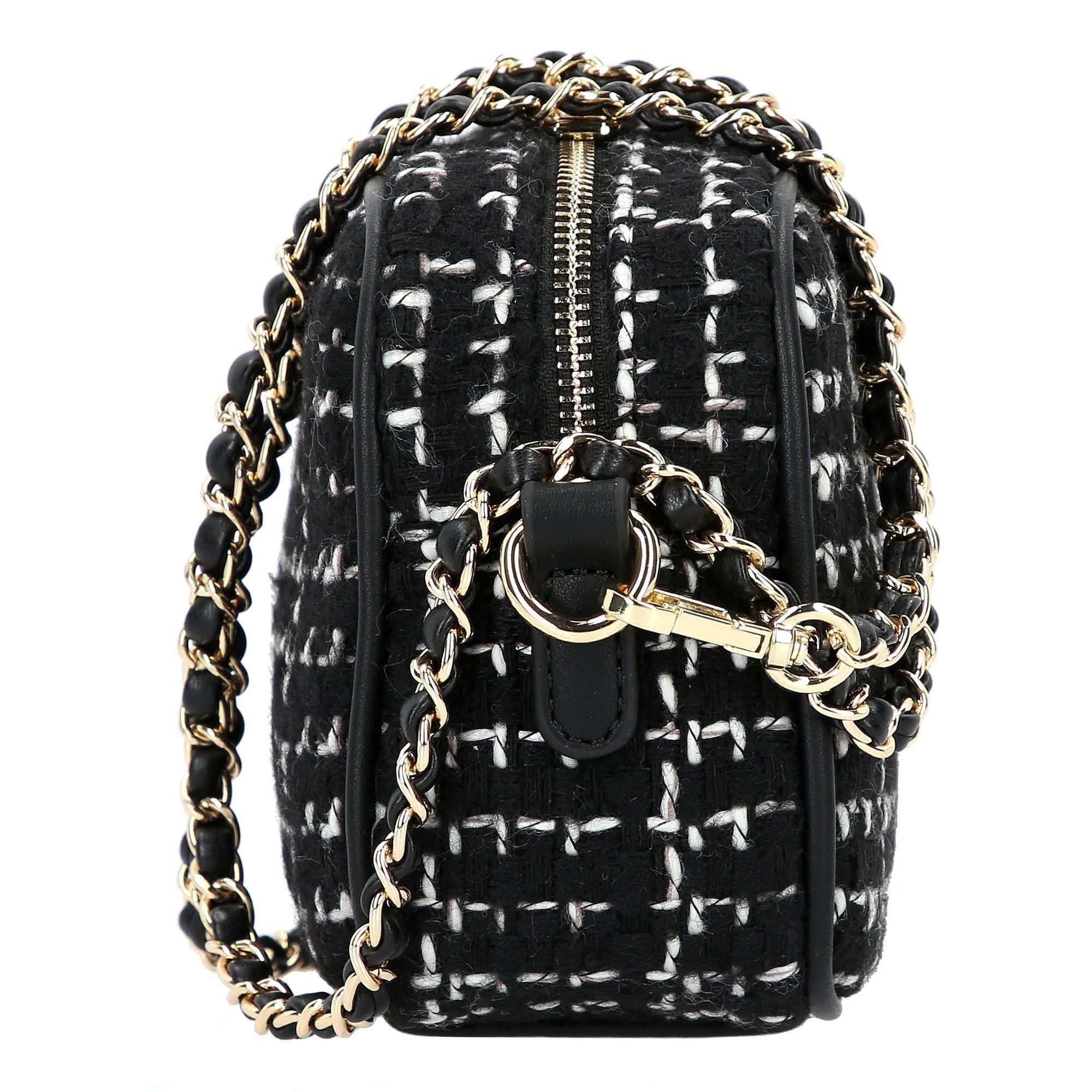 VALENTINO BAGS Umhängetasche Tweed, Baumwolle