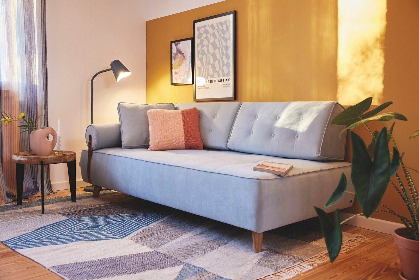 Teppich »Modern Kelim«, TOM TAILOR, rechteckig, Höhe 5 mm, handgewebt, mit Fransen, Boho-Style, Wohnzimmer-HomeTrends