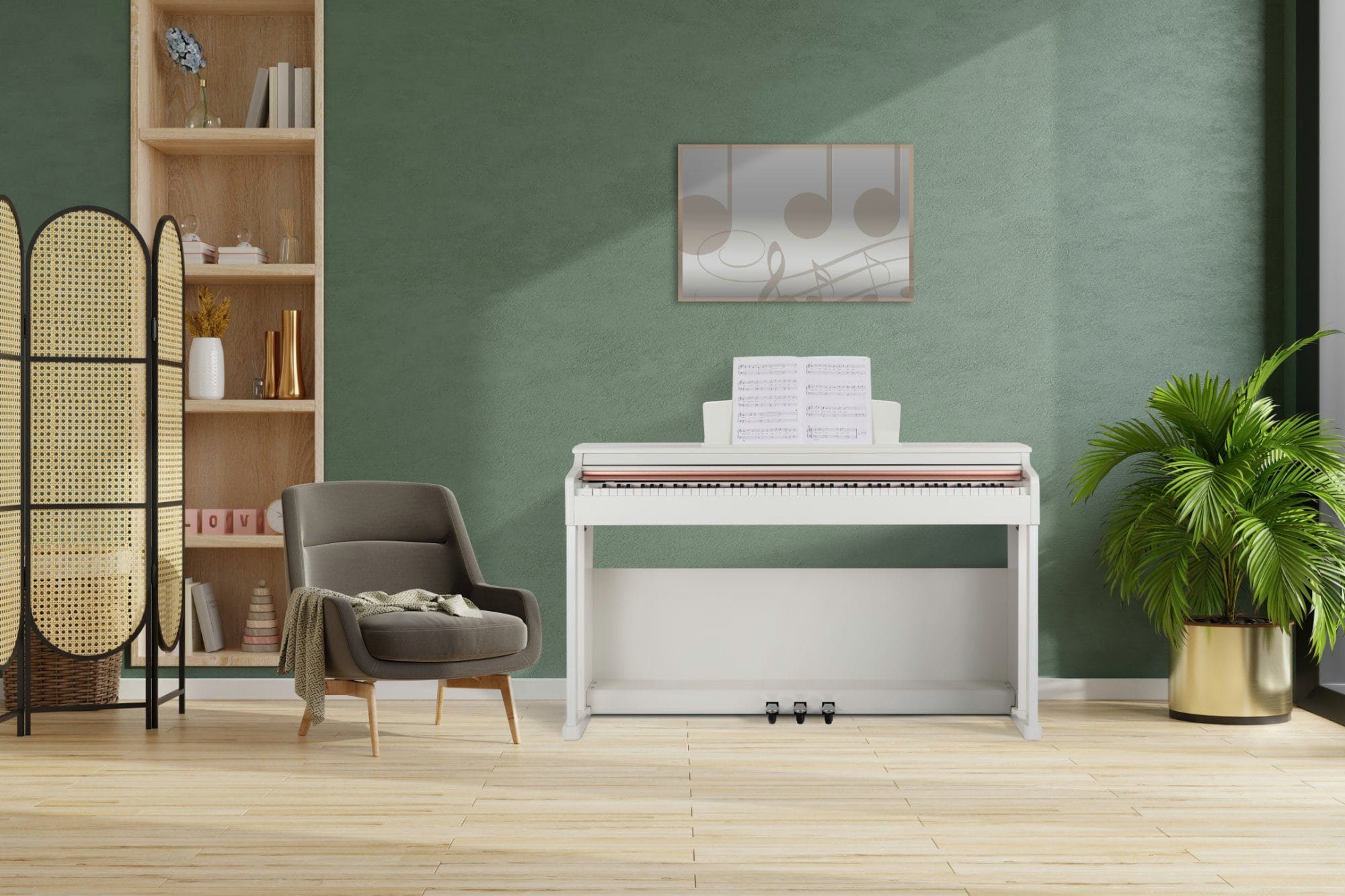 McGrey Digitalpiano DP-19 E-Piano - Einsteigerpiano - Zahlreiche Funktionen, Klavier mit 88 gewichteten Tasten und Hammermechanik
