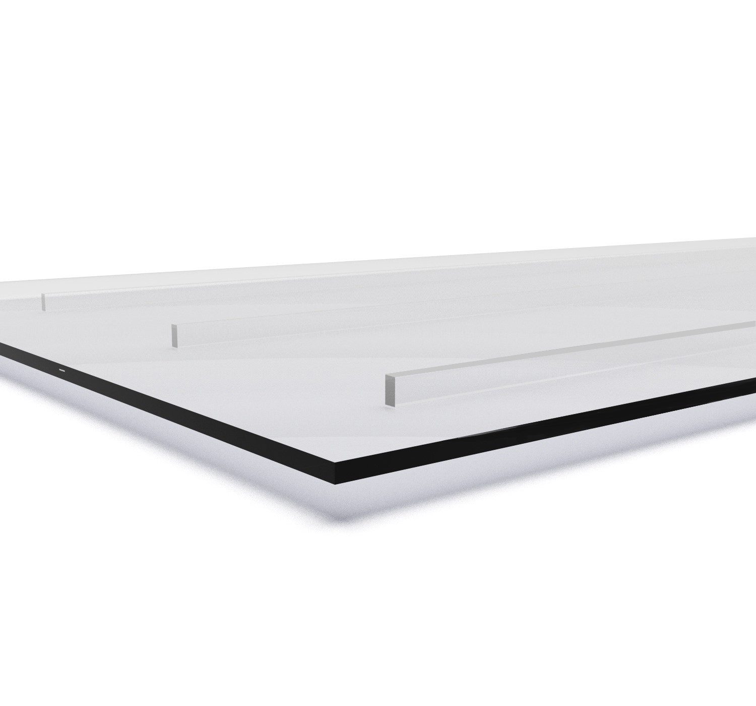 Hansen Werbetechnik Lichtschachtabdeckung Lichtschachtabdeckung flach mit Stegen LSA-FMST, LxB 90 x 45 cm; LxB 90 x 55 cm; LxB 110 x 45 cm; LxB 110 x 55 cm