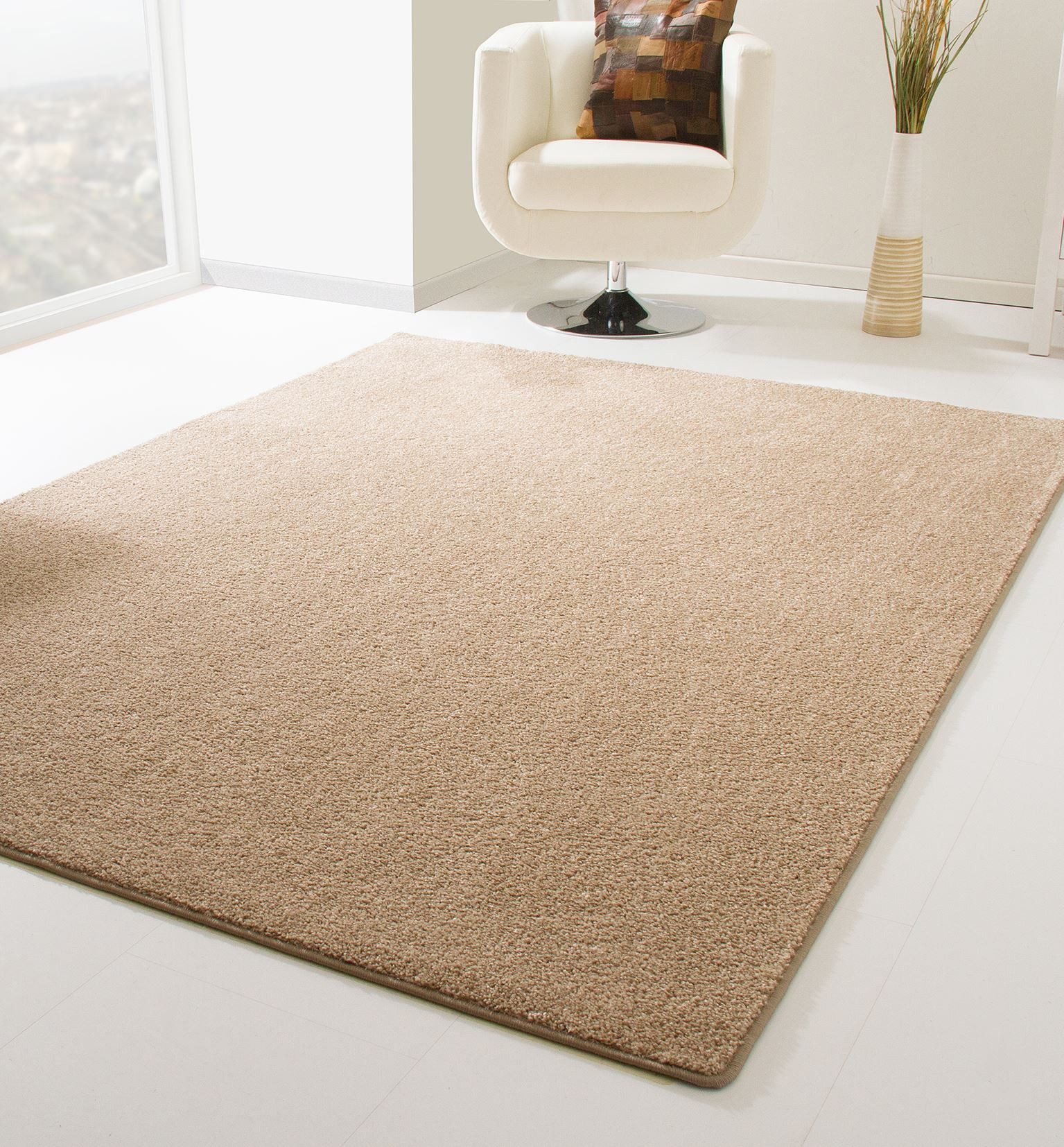 Steffensmeier Teppich Cambridge, Rechteckig, Velours, Wohnzimmer günstig online kaufen