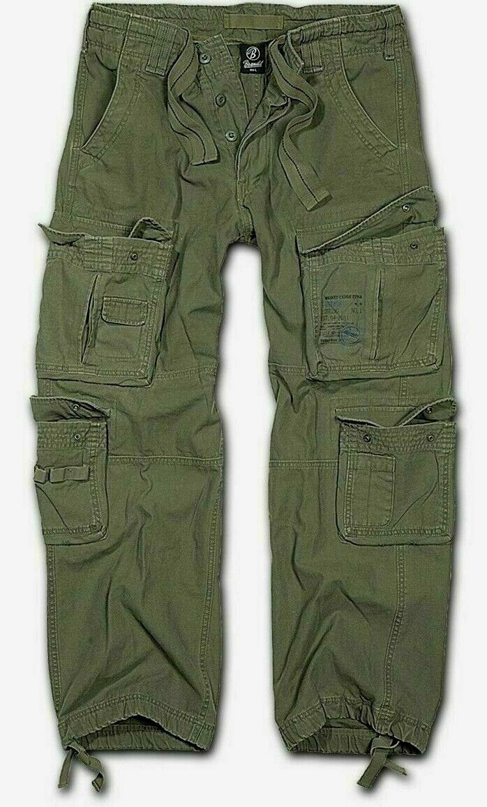 Brandit Cargohose Herren Cargo Hose Army Langhose Freizeit Hose Cargohose 100% Baumwolle