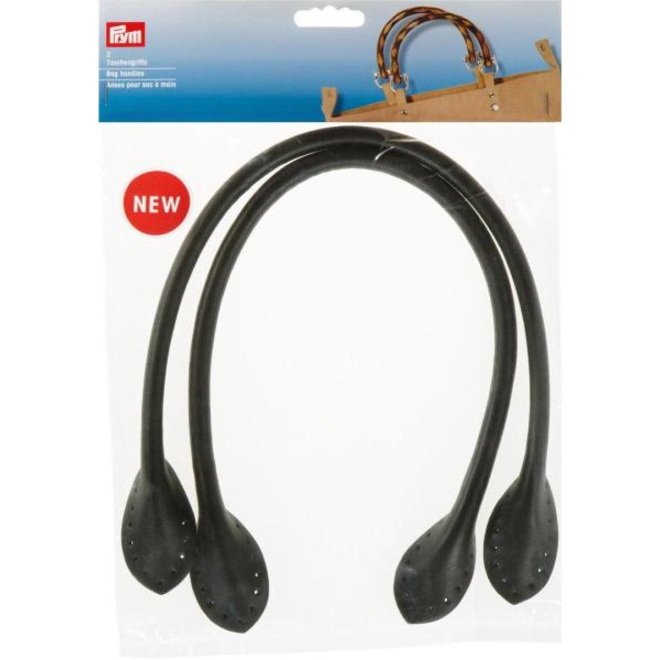 Prym Stricknadeln Taschengriffe 53 cm schwarz 2 St