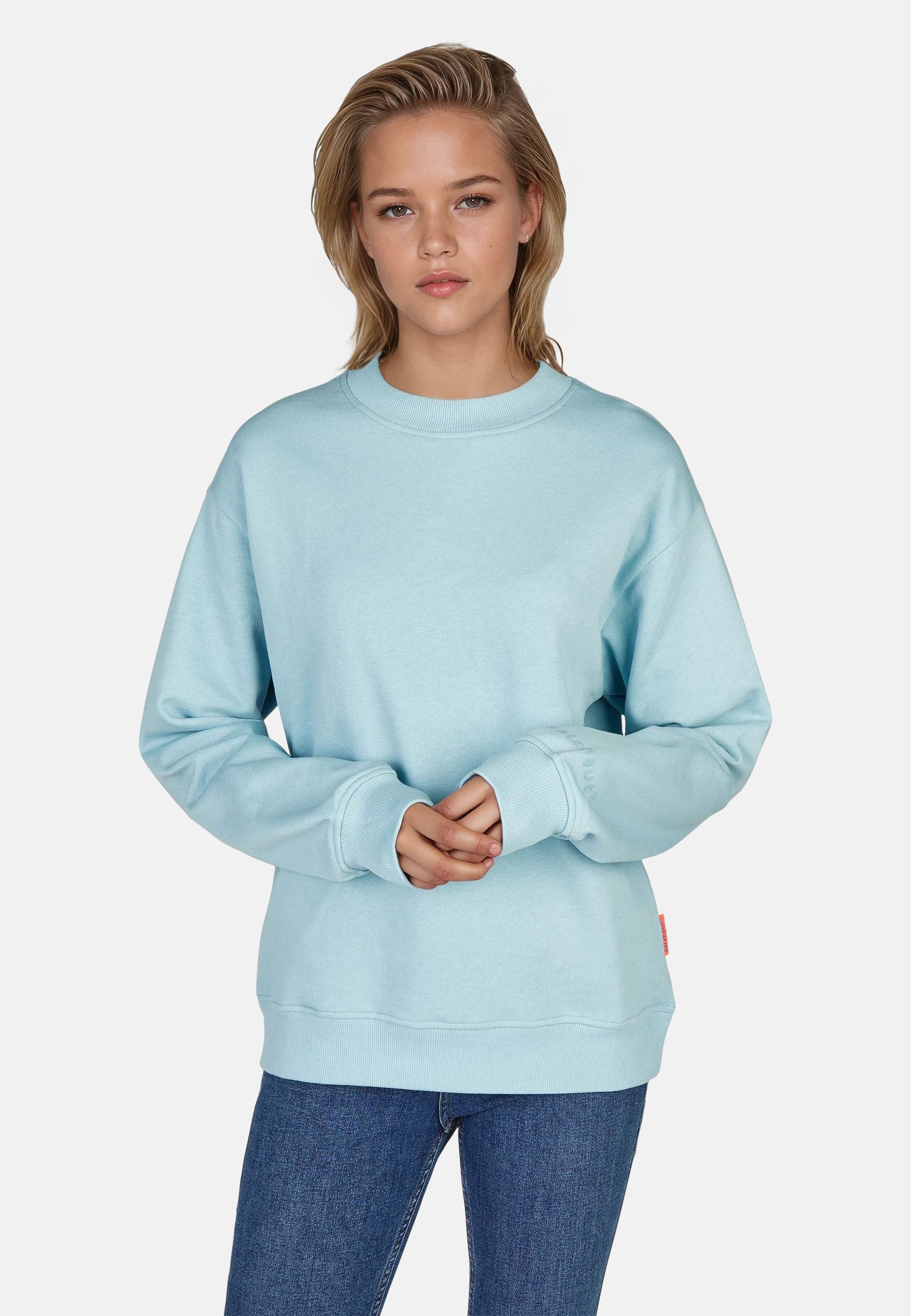 salzhaut Sweatshirt VEBIESTERN Damen Relaxed-Fit salzhaut Pullover – bequemer Fit und nordisch klares Design