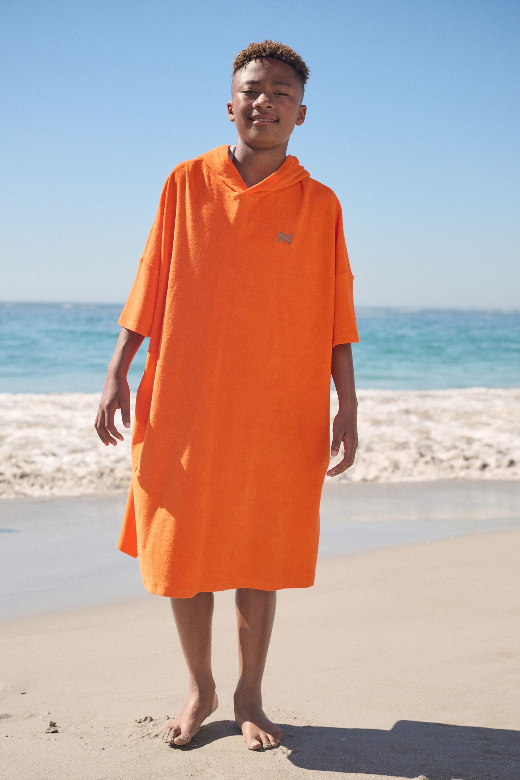 Next Badeponcho Frottee-Poncho, Baumwolle
