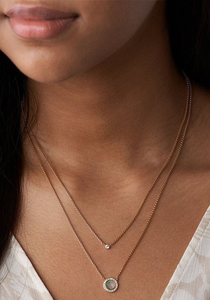 Fossil Kette mit Anhänger CLASSICS, JF0... Fossil Kette mit Anhänger CLASSICS, JF0...