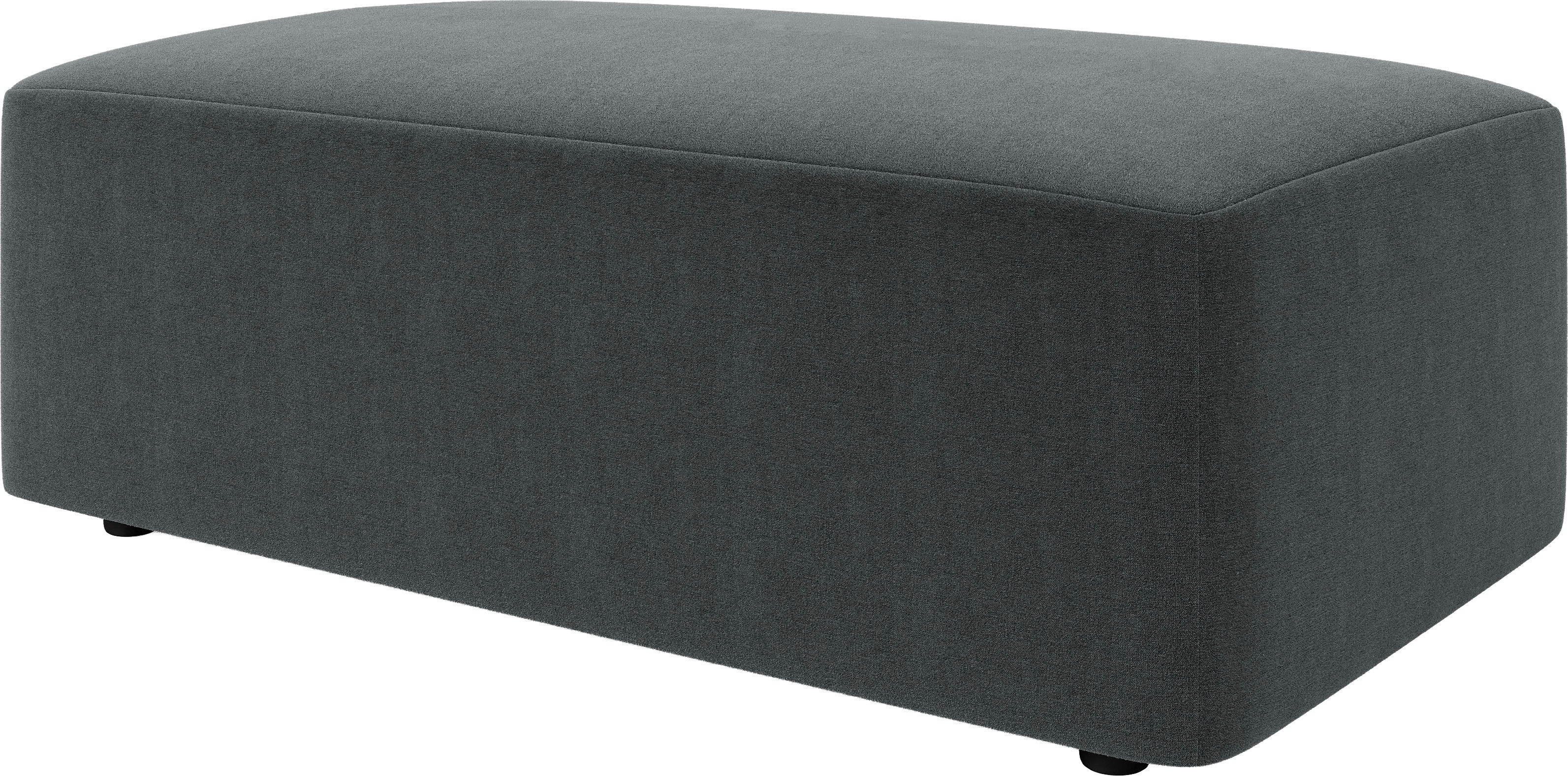 TRENDMANUFAKTUR Hocker Wien, XXL Polsterhocker, passende Ergänzung zur Serie, in trendigem Cordstoff, großzüge Breite von 112 cm