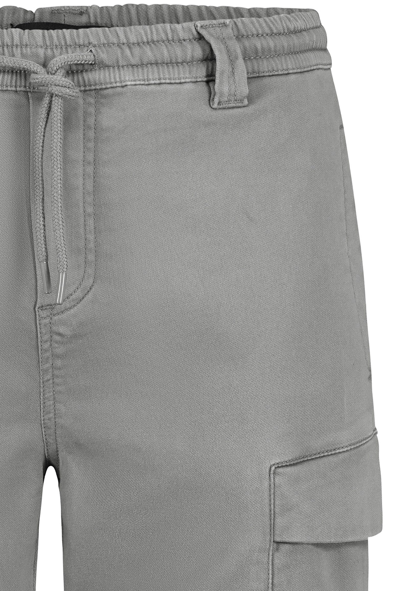 Urban Surface Cargoshorts Elastischer Bund mit Kordelzug Cargotaschen für Herren Baumwolle Regular Fit unifarben atmungsaktiv Kordelzug
