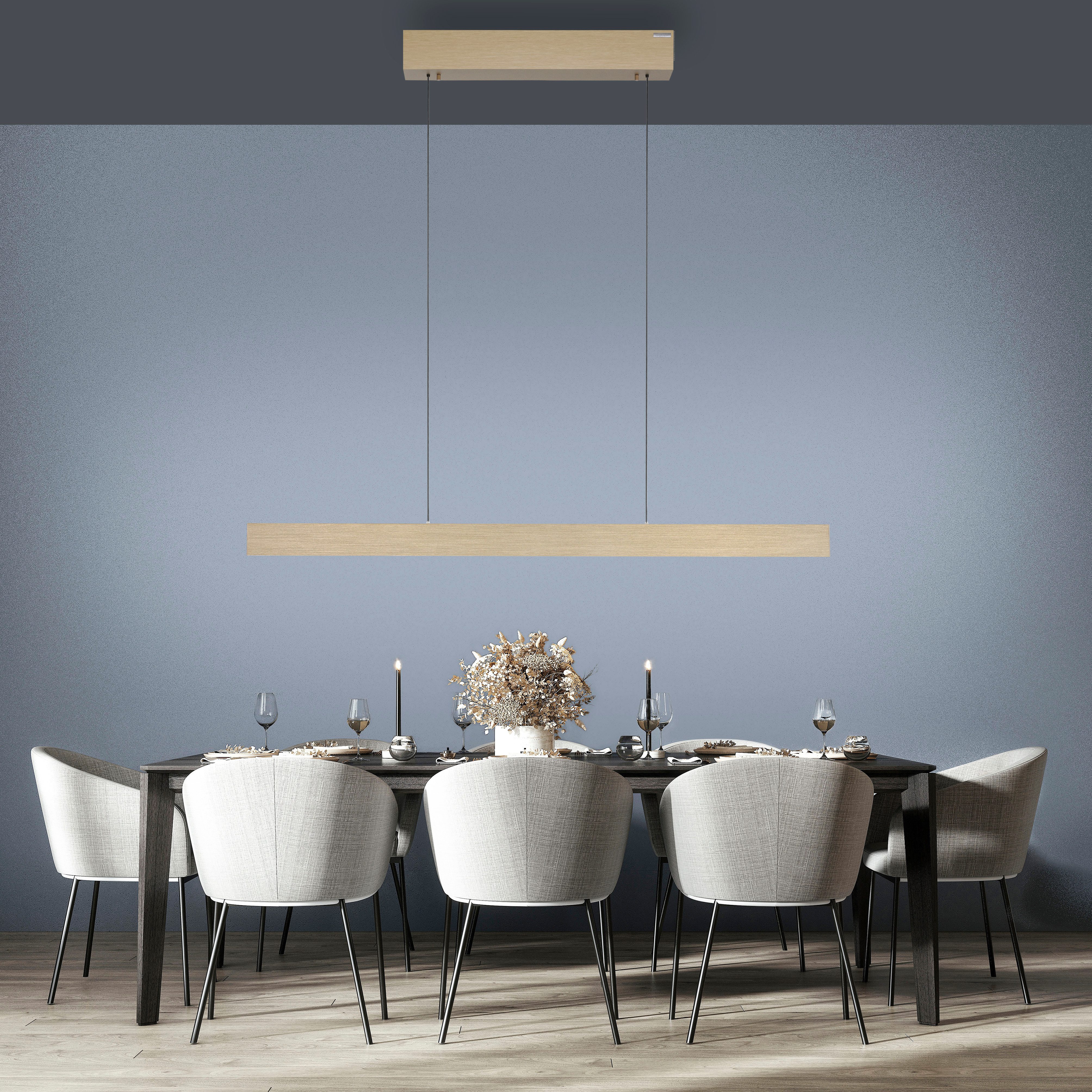 Neuhaus PURE LED Pendelleuchte PURE E-Motion, CCT - über Fernbedienung, LED fest integriert, warmweiß - kaltweiß, e-LIFT® Funktion, CCT, dimmbar, Up-&Downlight