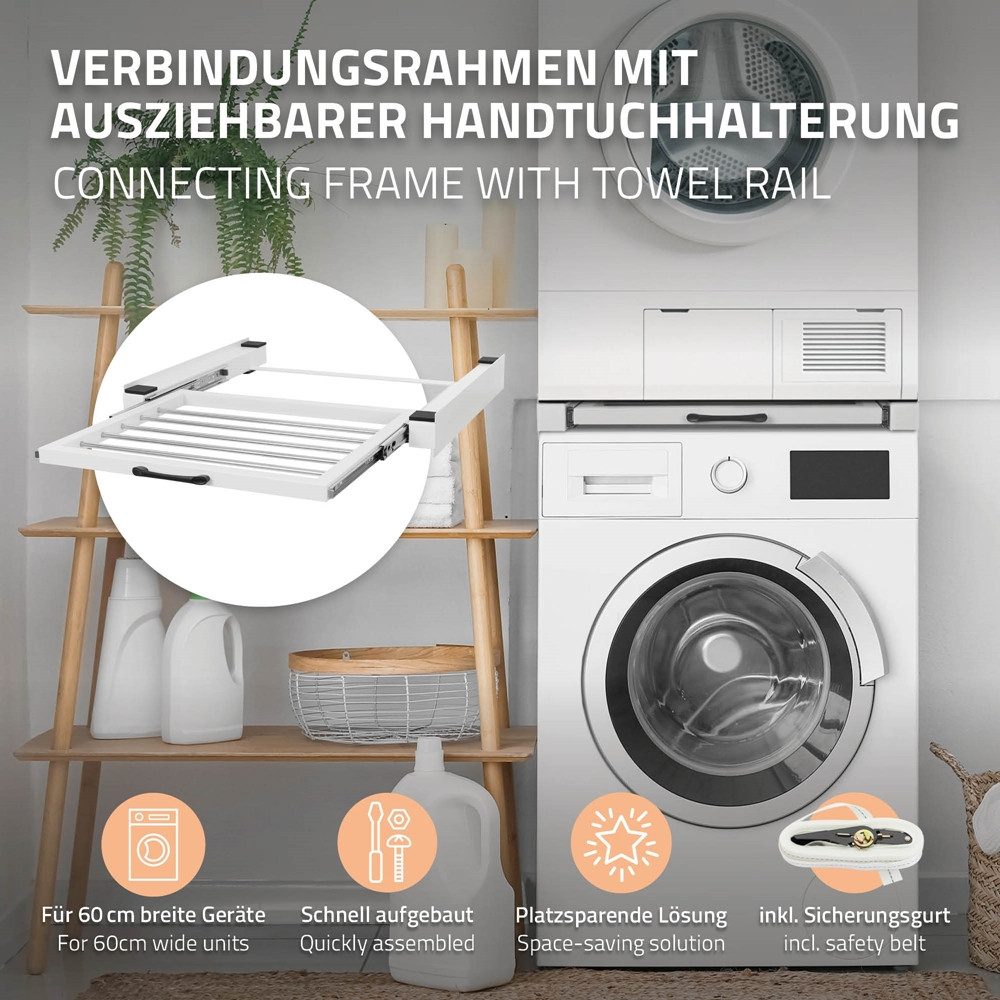 ML-DESIGN Zwischenbaurahmen Waschmaschinenzubehör Stapelrahmen Verbindungra günstig online kaufen