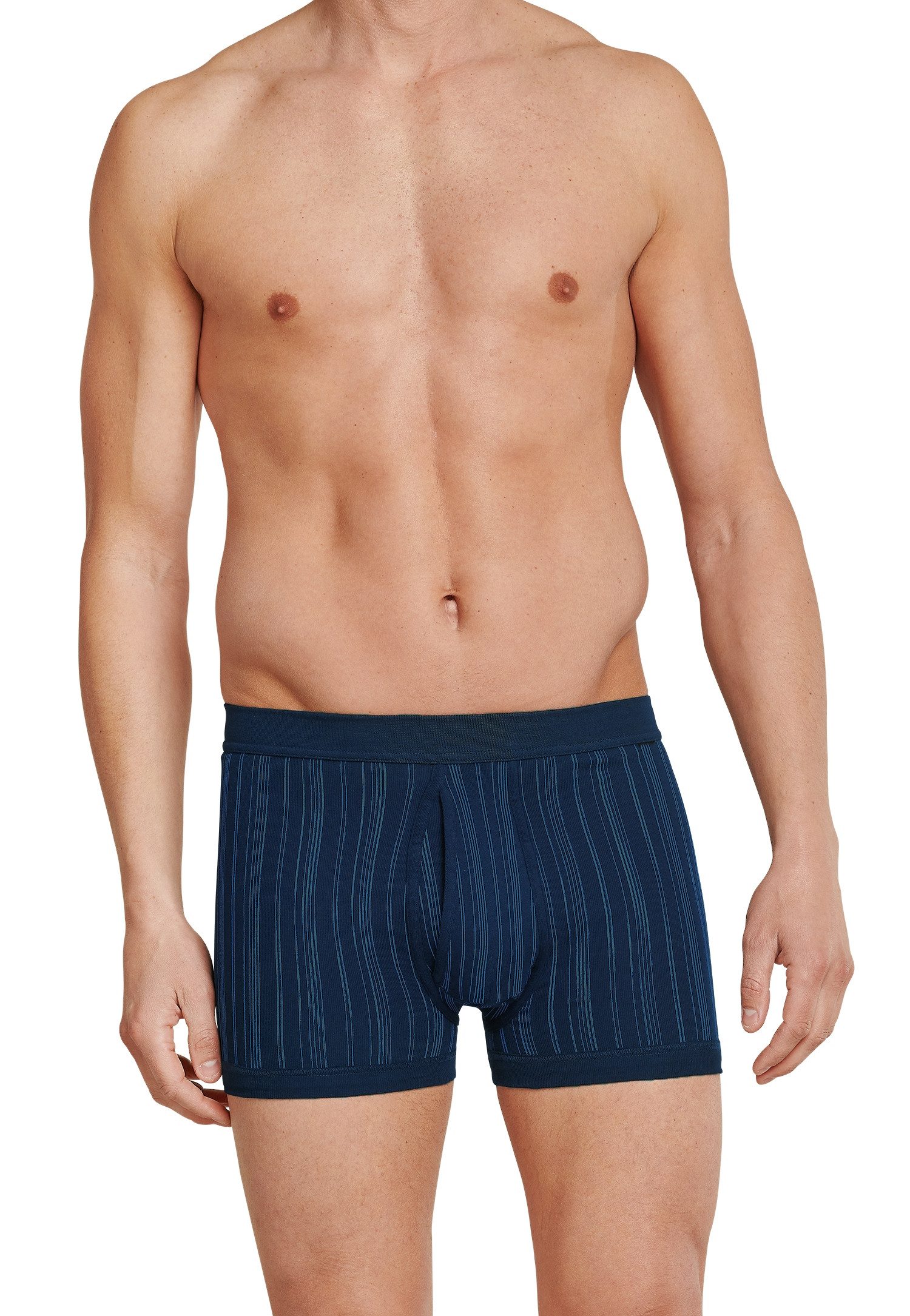 Schiesser Boxershorts Original Classics (2er Pack) mit Eingriff, gestreift