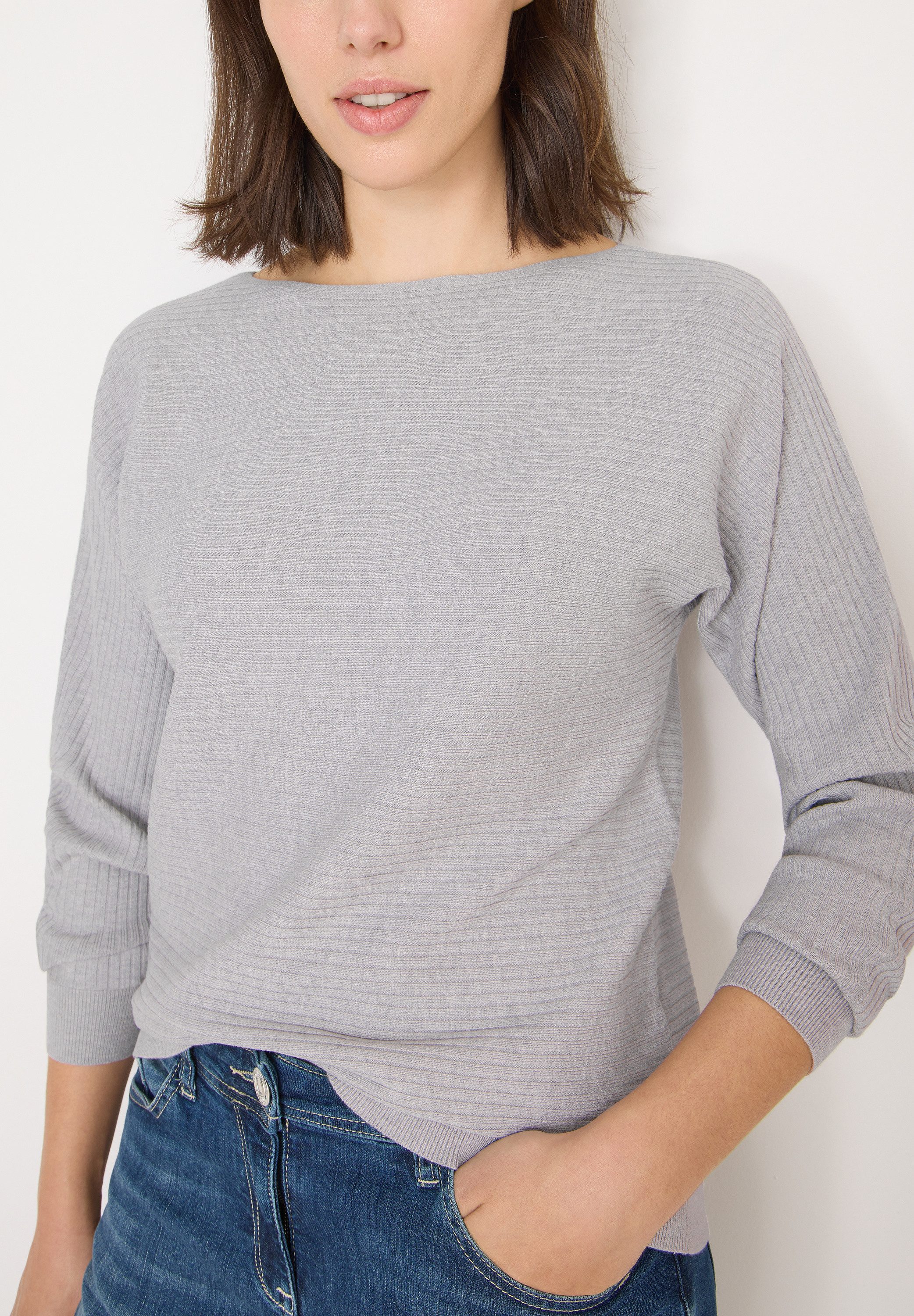 CECIL Strickpullover mit U-Boot-Ausschnitt