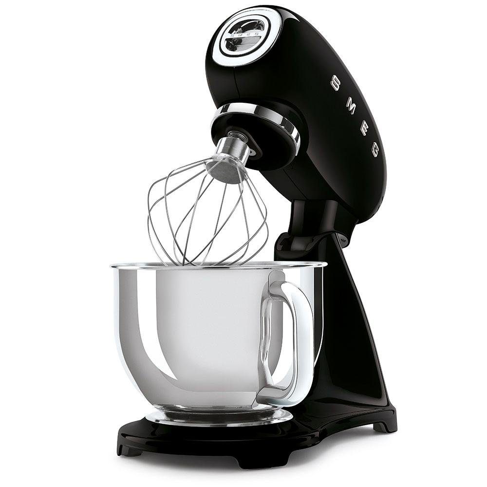 Smeg Küchenmaschine SMF03BLEU Schwarz, 800 W, 4,8 l Schüssel