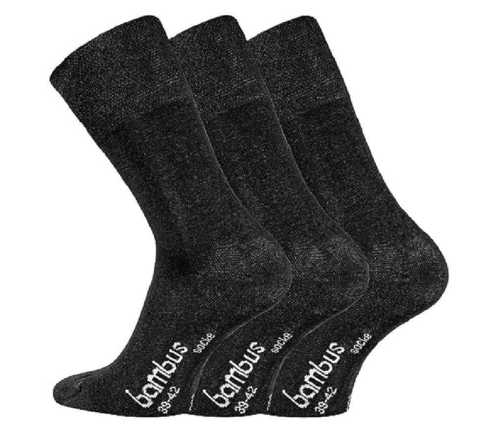 Komfortsocken FussFreunde Paar Antiloch-Garantie FROTTEEPOLSTERSOHLE und mit Bambussocken 3