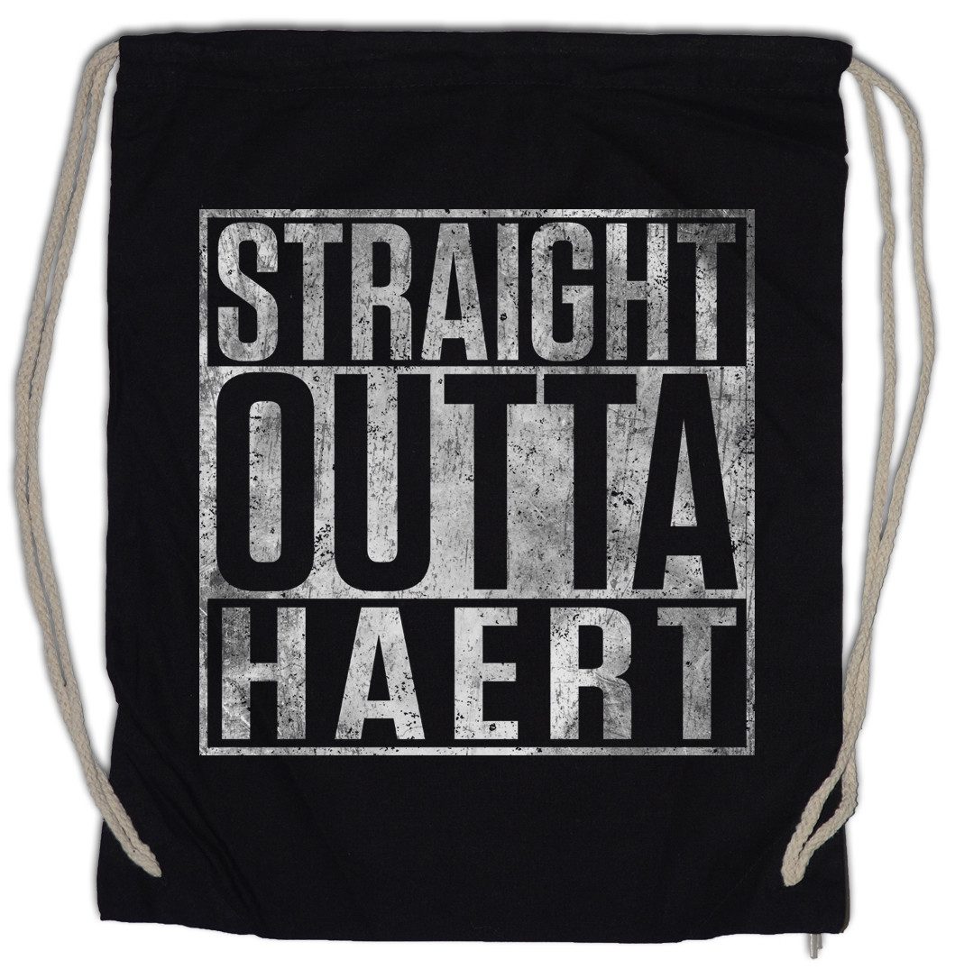 Urban Backwoods Turnbeutel Straight Outta Haert Turnbeutel The Kingkiller Books Fantasy Chronicle (1-tlg), Kvothe Die Königsmörder Letters