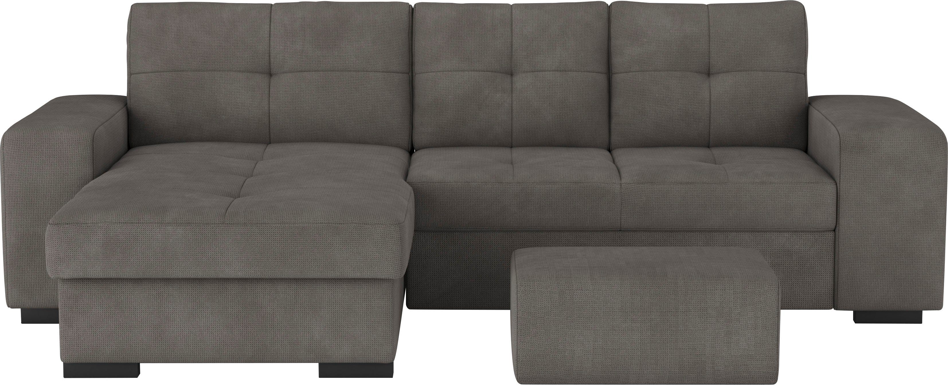 COTTA Ecksofa Mattina L-Form, mit Hocker, günstig online kaufen