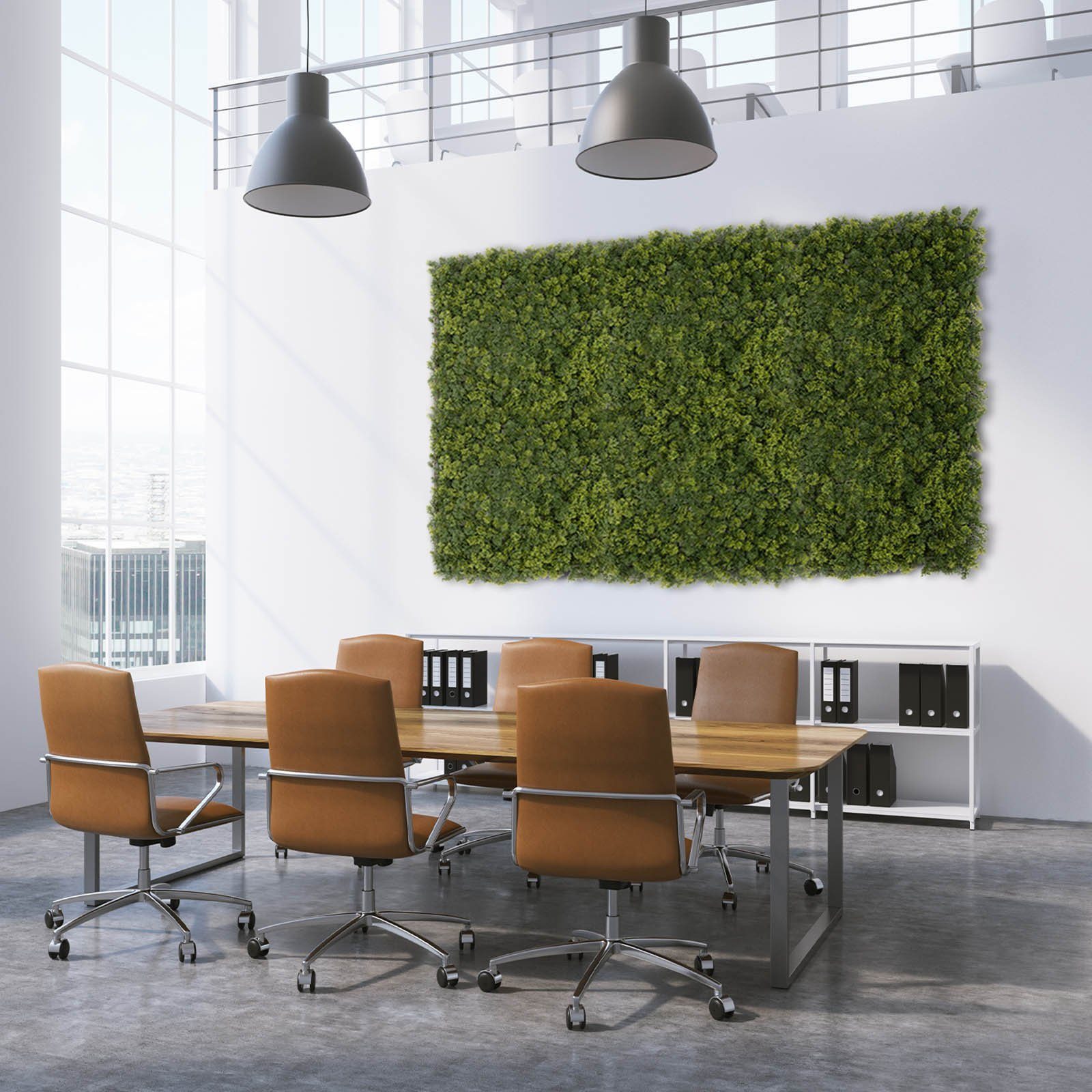 Kunstpflanze Pflanzenwand Houttuynia-Cordata, Karat, UV-beständig günstig online kaufen