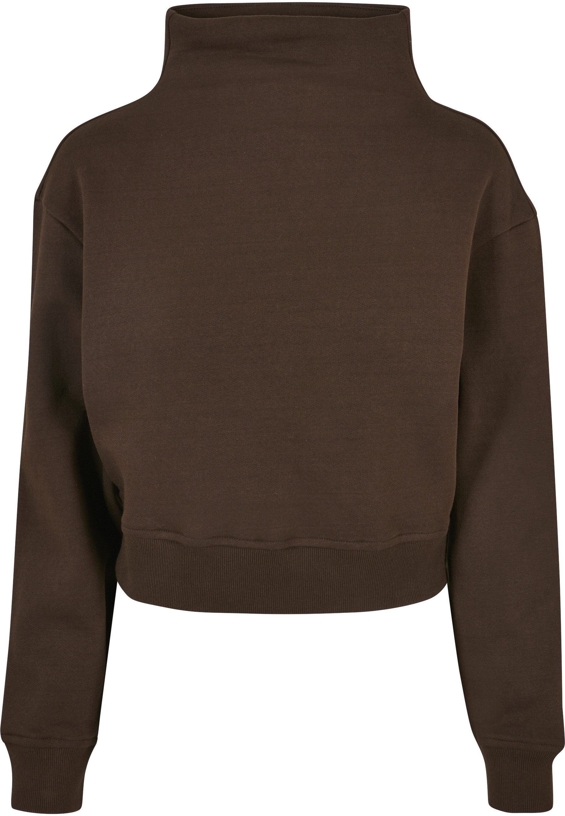Sweater Urban Classics Damen Ladies Organic Short High Neck Crew