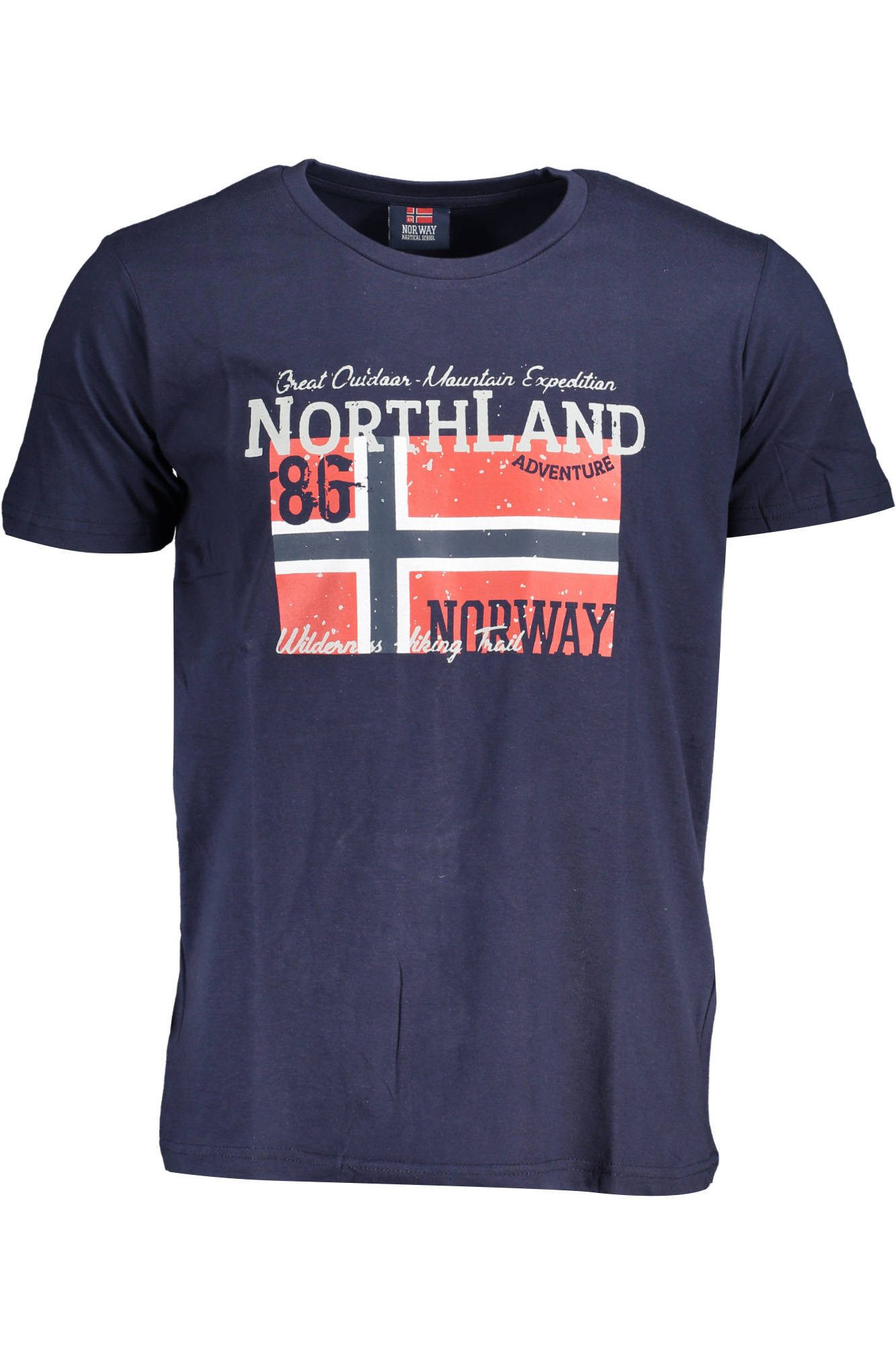 NORWAY 1963 T-Shirt Herren Kurzarmhemd Blau günstig online kaufen