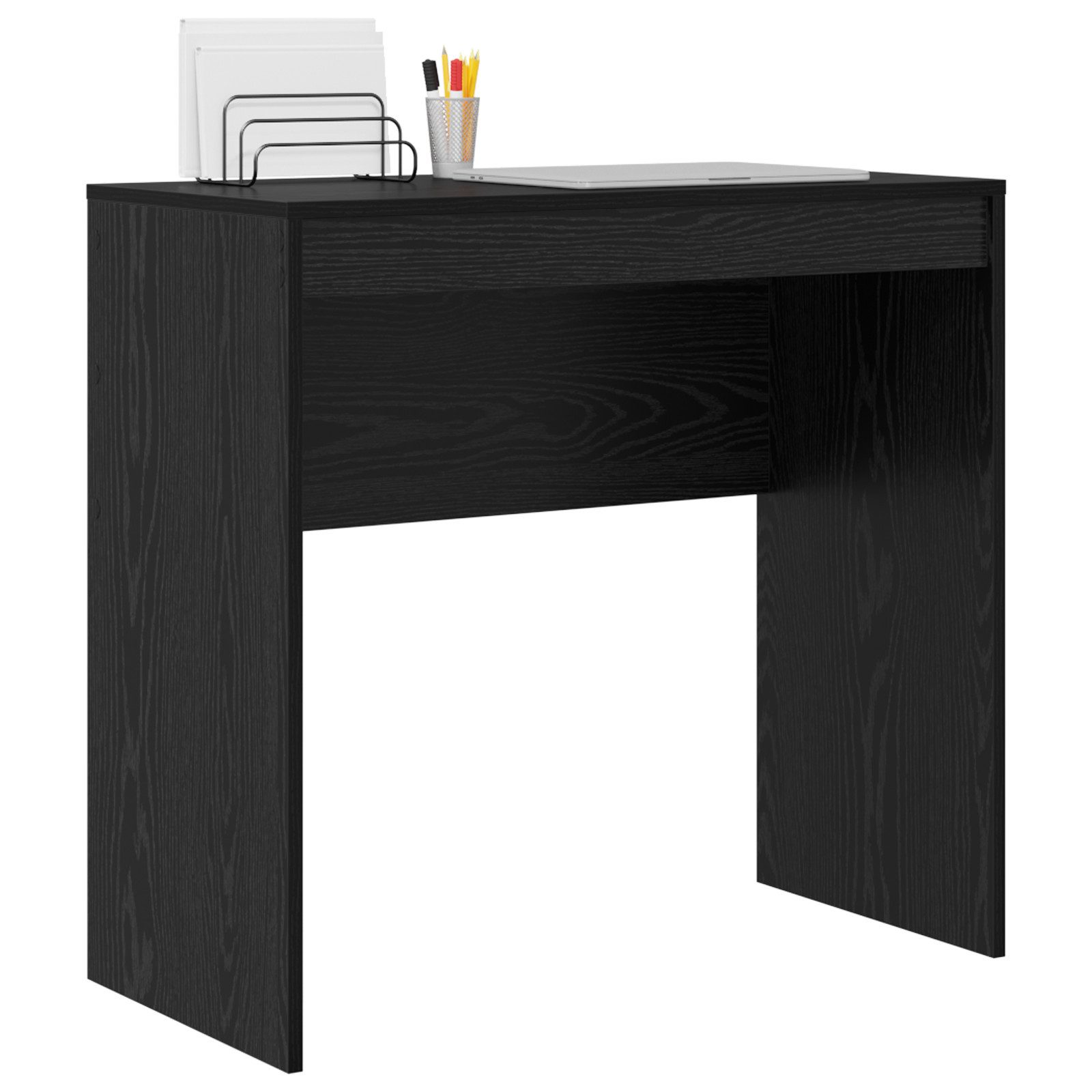 vidaXL Schreibtisch Schreibtisch aus schwarzem Eichenholz günstig online kaufen