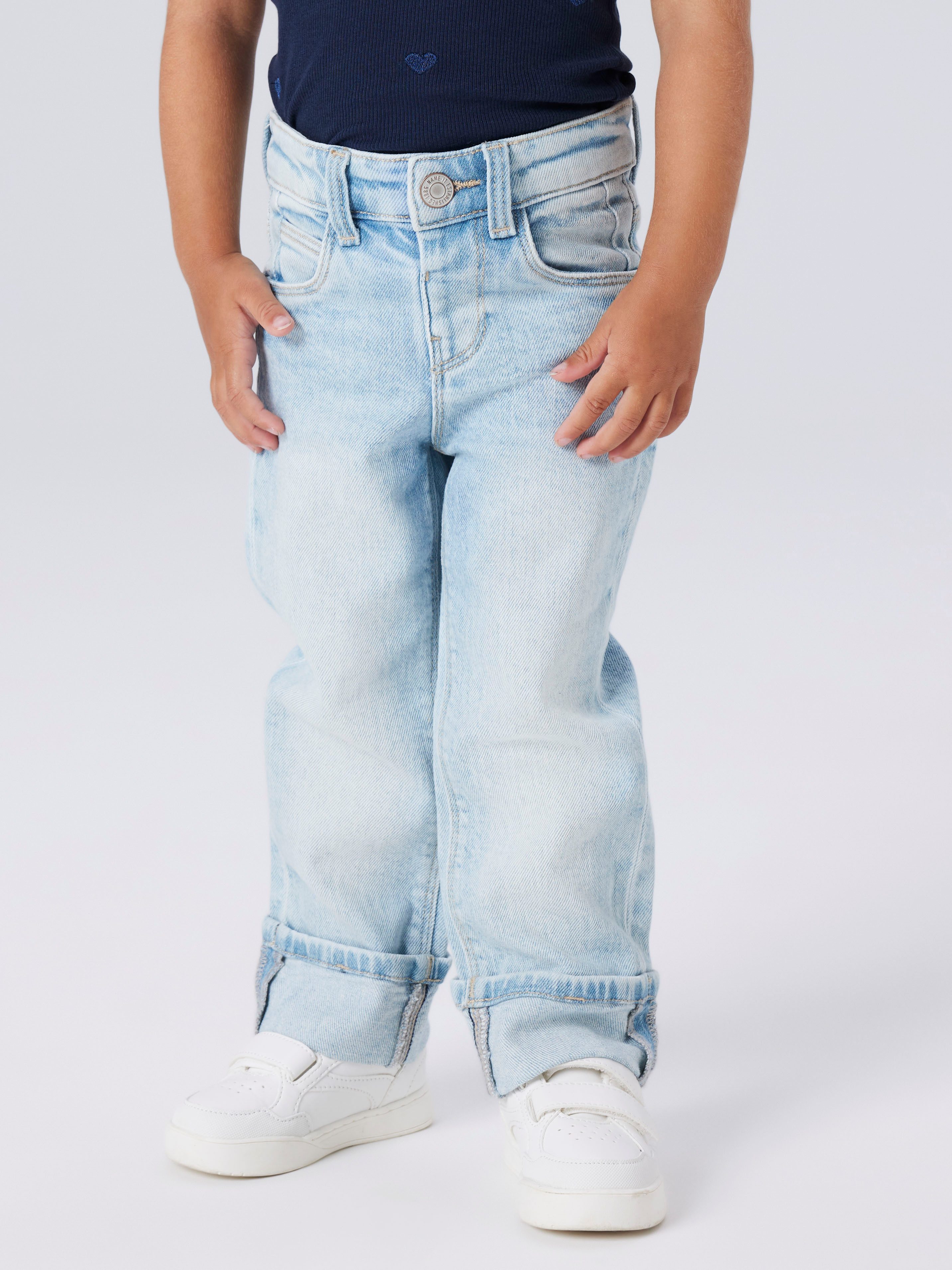 Name It Straight-Jeans NMFROSE STRAIGHT FOLD JEANS 4224-AZ NOOS