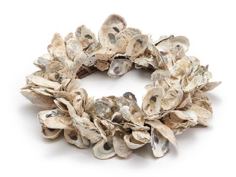meinvipshop Tischkranz Muschelkranz 39cm XXL