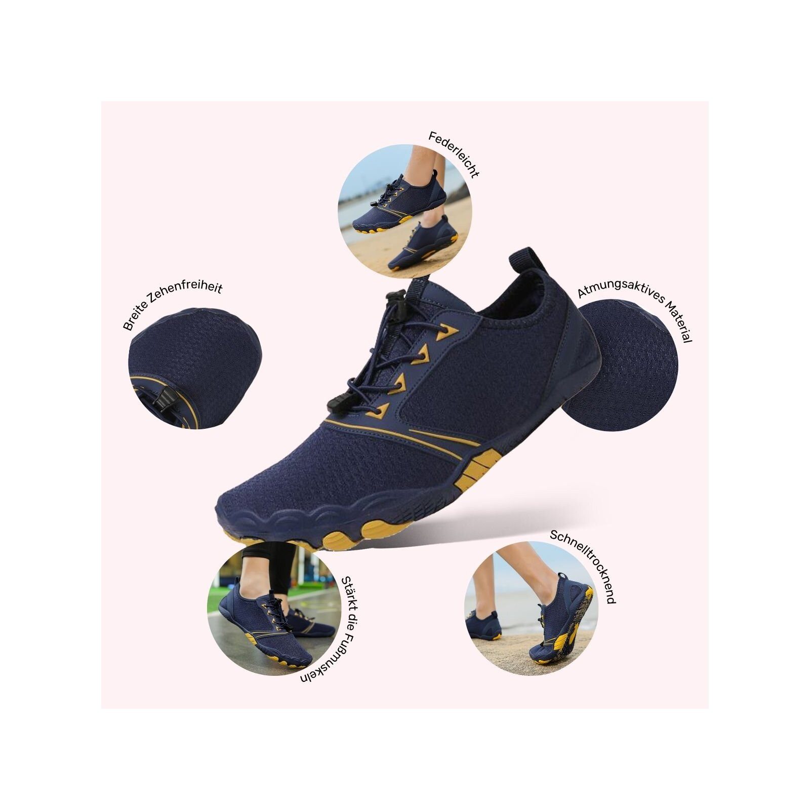 DOTALES Activestep Barfußschuhe Damen & Herren Barfußschuhe Barfußschuh Minimalschuhe