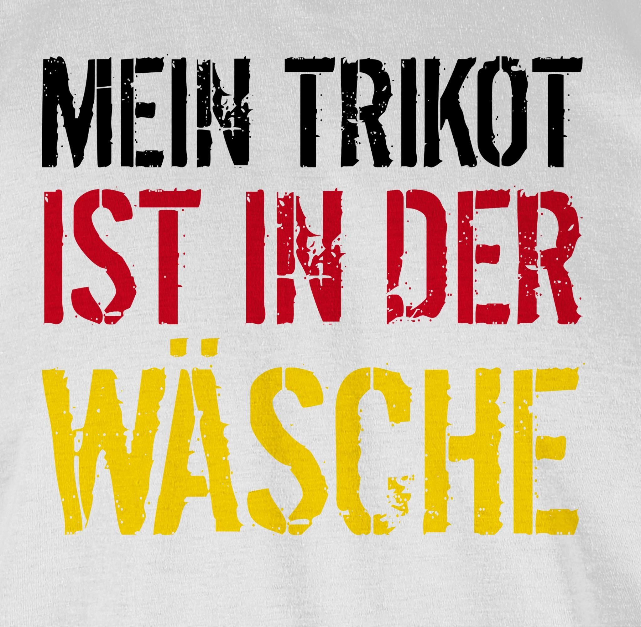 Weiß Deutschland der 2024 T-Shirt Fussball Wäsche WM EM Trikot 1 Shirtracer in ist Mein