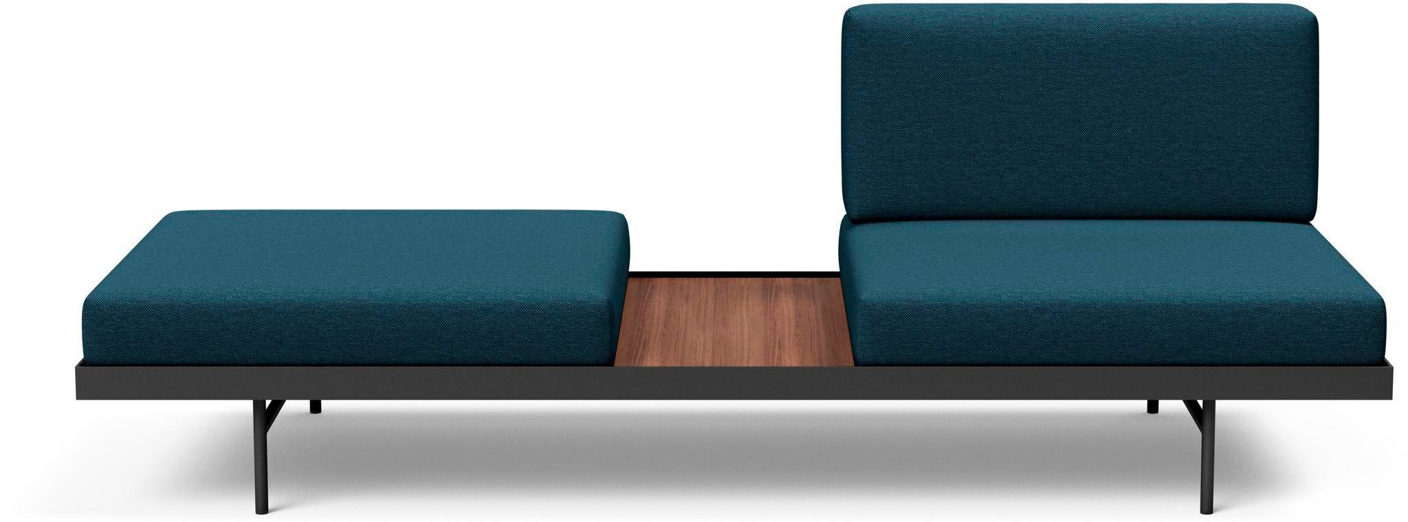 INNOVATION LIVING ™ Relaxliege PURI, Daybed mit integrierter Holzablage, flexible Aufteilung | Alle Sofas