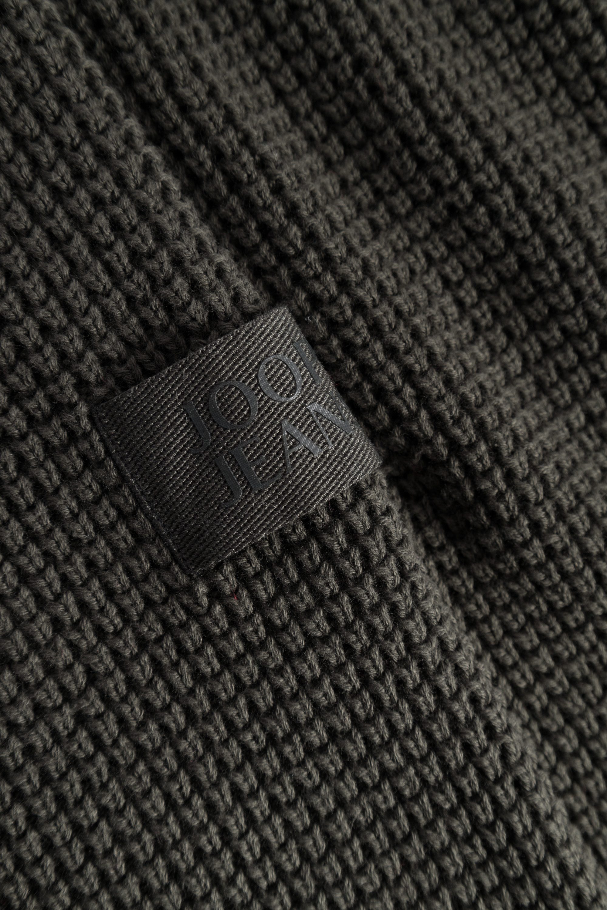 Joop Jeans Strickpullover Henrios mit Reißverschluss