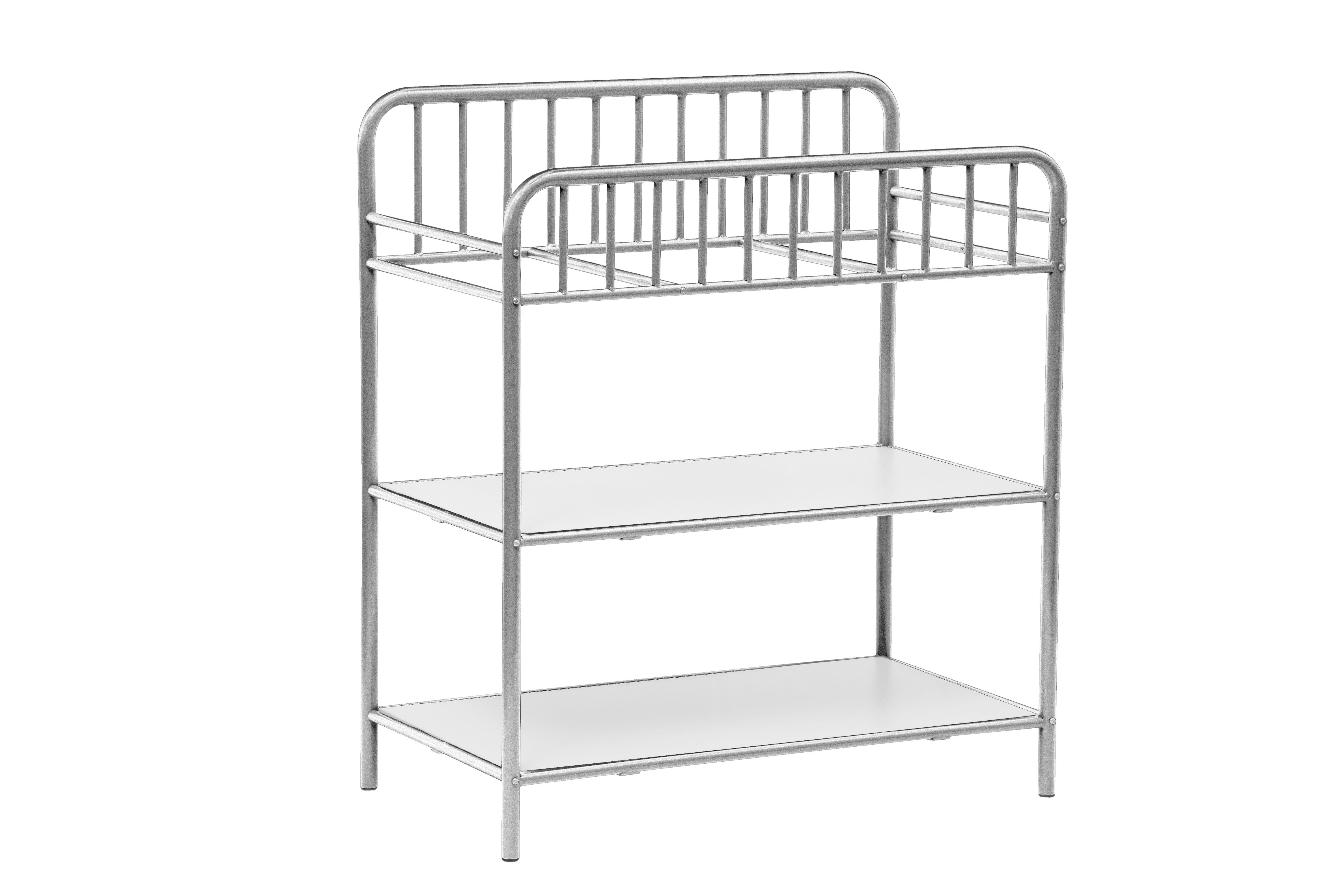 Polini Home Wickelkommode Wickelstation Wickelregal Vintage silber silber | silber