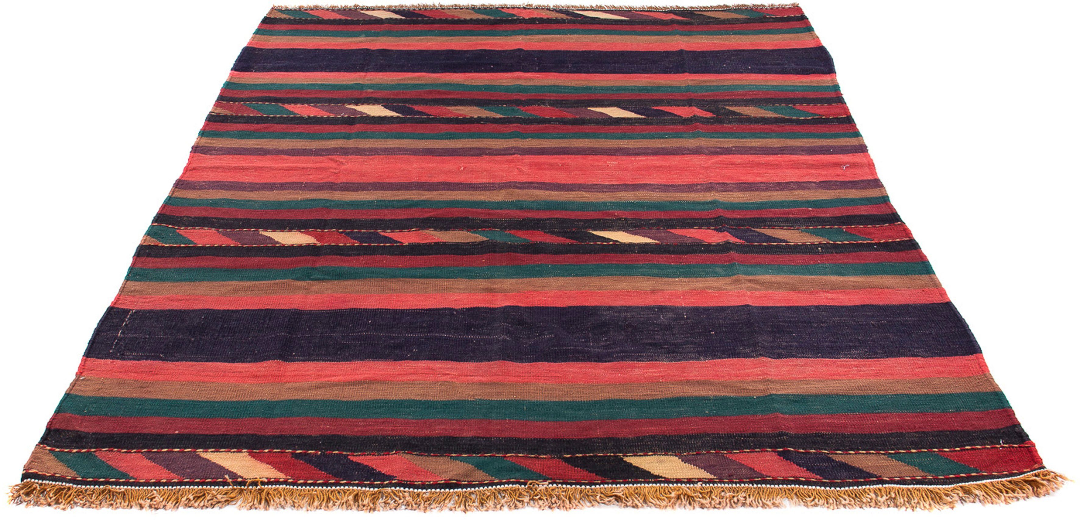 Wollteppich Kelim - Old - 195 x 160 cm - mehrfarbig, morgenland, rechteckig, Höhe: 5 mm, Wohnzimmer, Einzelstück